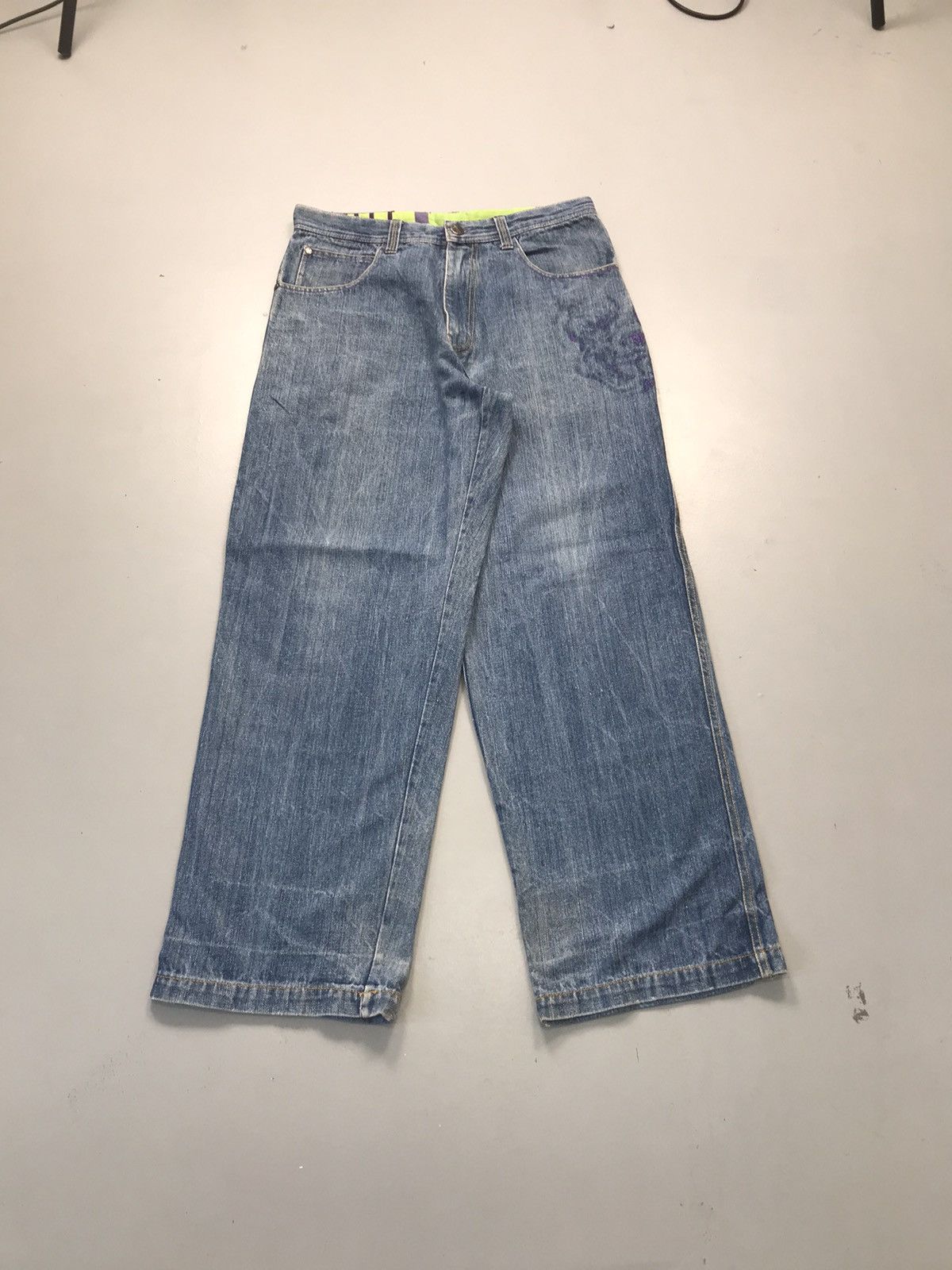 Southpole Vintage Rawblue embroidered denim Size US 34 / EU 50 - 2 Thumbnail