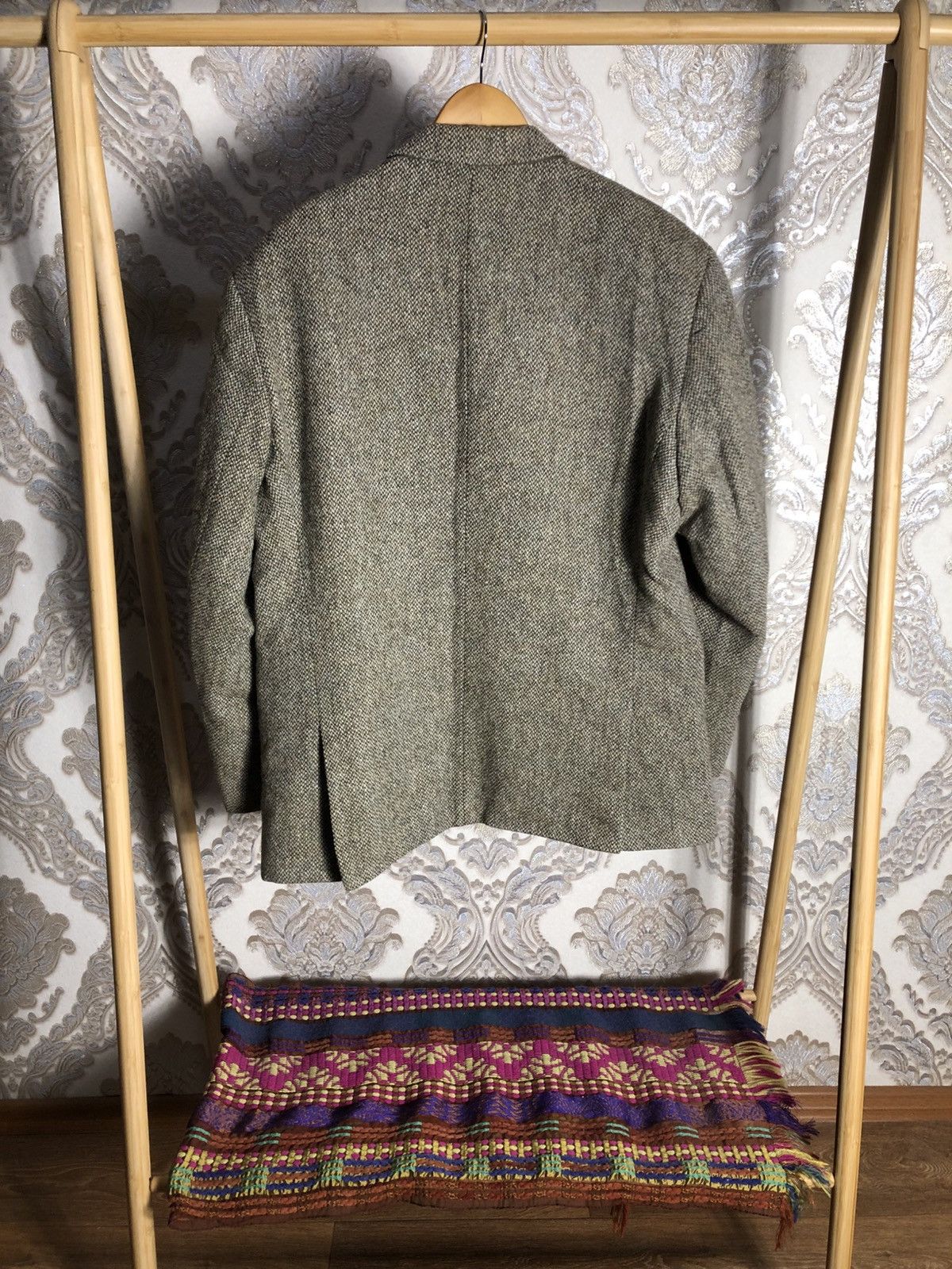 Harris Tweed × Vintage VERY RARE HARRIS TWEED DESIGNER BLAZER CASUAL ENGLAND 90s Size 46R - 10 Thumbnail