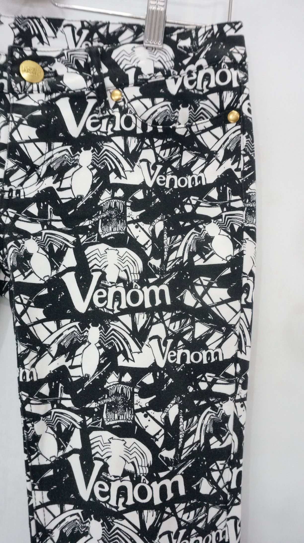 Marvel Comics Marvel VENOM Skinny Women Pants Size 29" - 5 Thumbnail