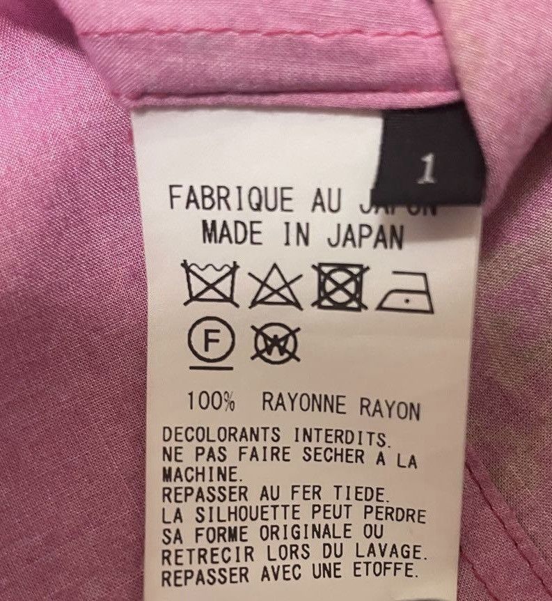 Ground Y AW23 Pink Shirt Rayon Size US S / EU 44-46 / 1 - 5 Thumbnail