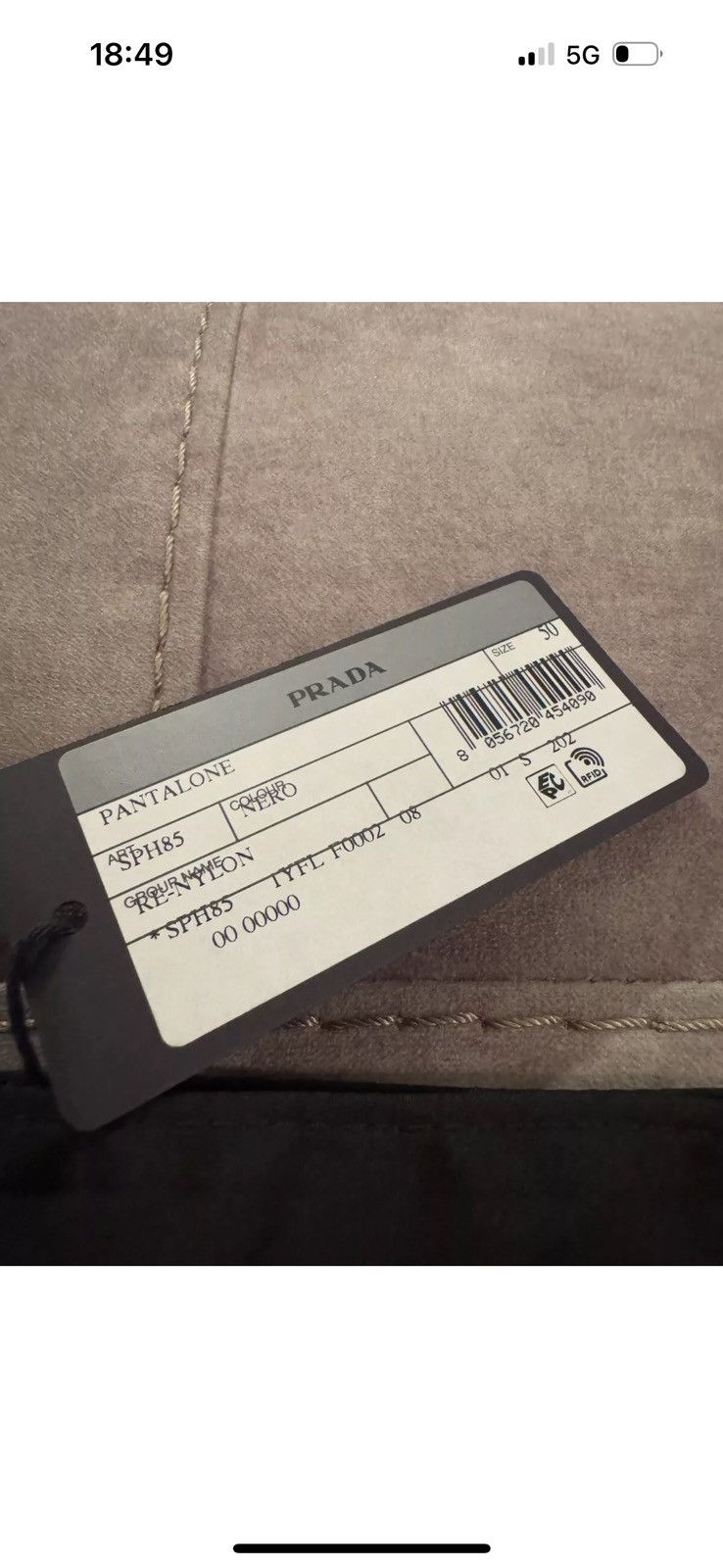 Prada PRADA nylon trousers STUDY REAL TAPE MEASUREMENTS IN PHOTIS Size US 32 / EU 48 - 13 Thumbnail
