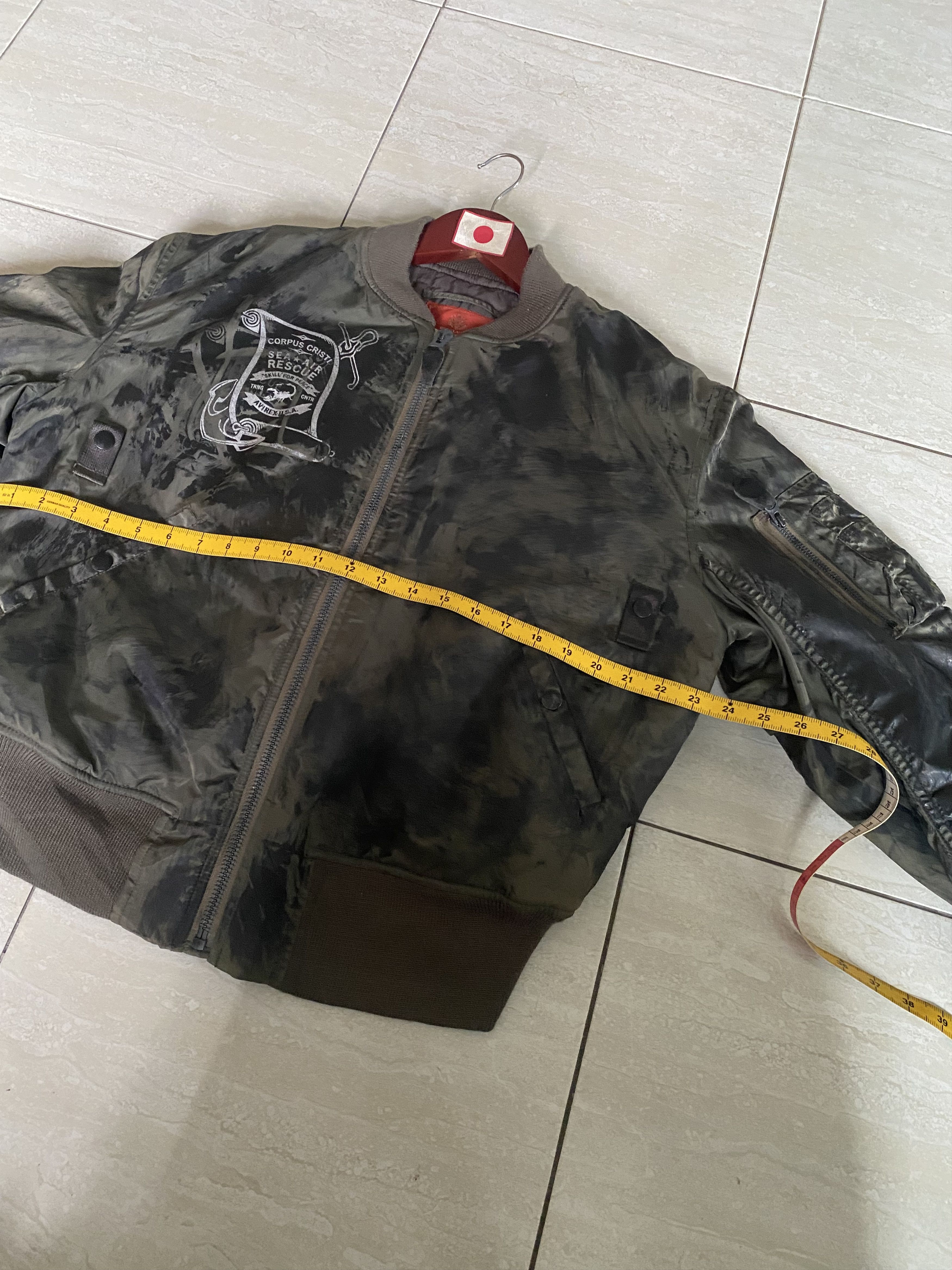 Avirex Vintage Avirex Bomber Jacket Paint Pattern M Size Size US M / EU 48-50 / 2 - 8 Thumbnail