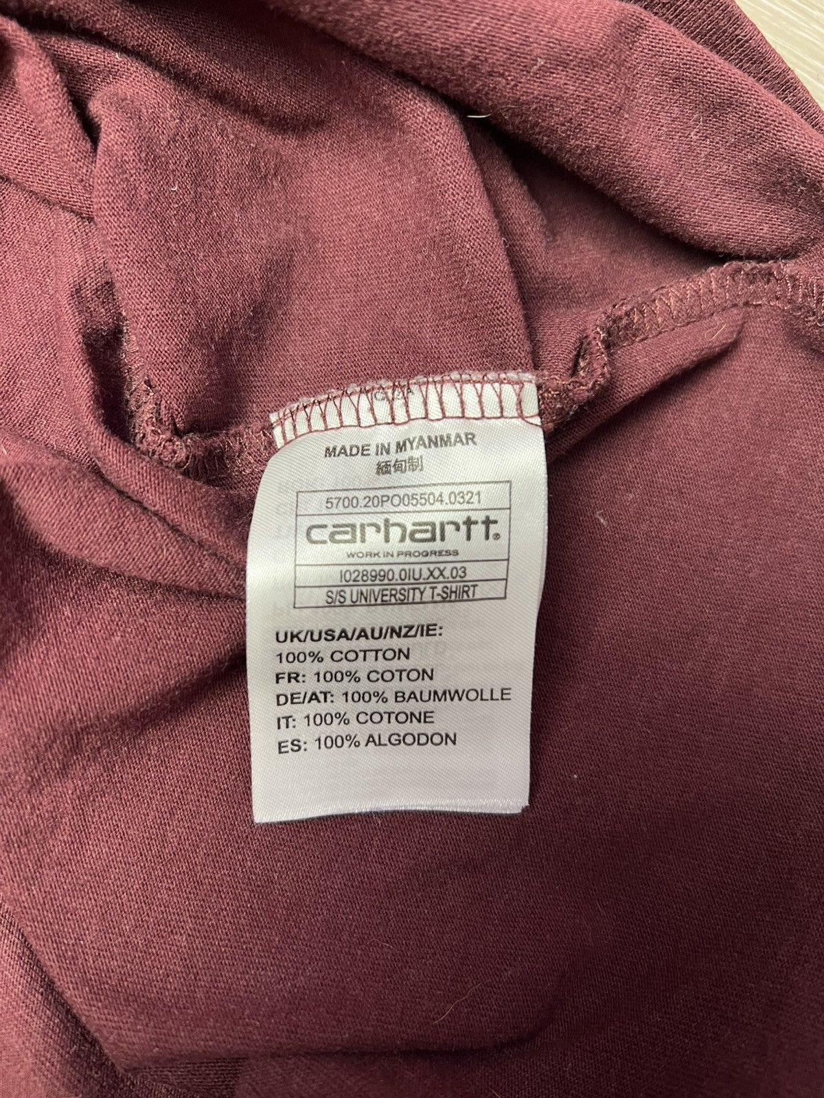Carhartt Carhartt t shirt Size US M / EU 48-50 / 2 - 4 Thumbnail