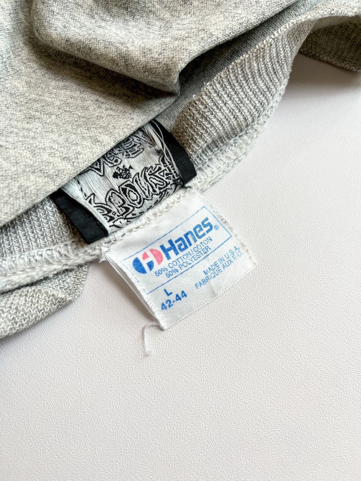 Bones Skateboards bronzeage hanes sweatshirt grey vintage 80s Size US L / EU 52-54 / 3 - 5 Thumbnail