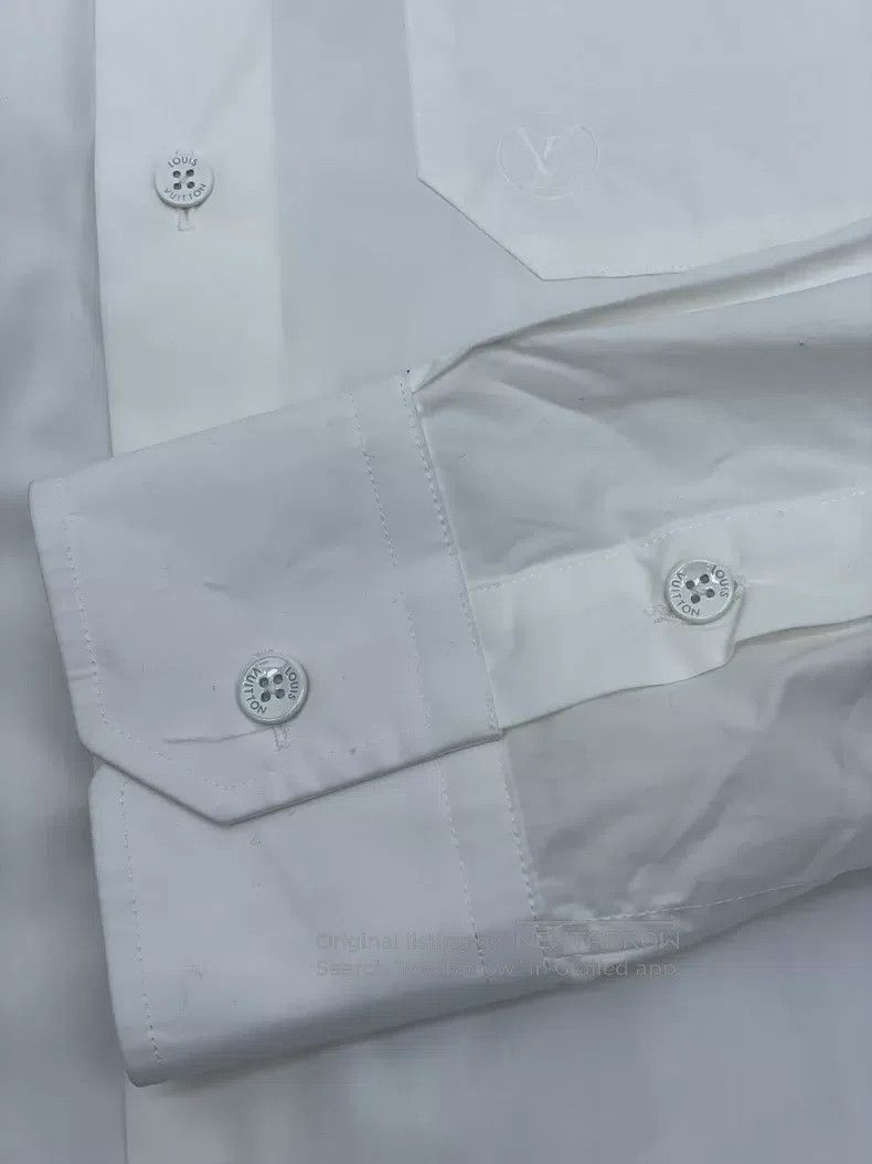 Louis Vuitton Louis Vuitton White wavy shirt Size US M / EU 48-50 / 2 - 4 Thumbnail