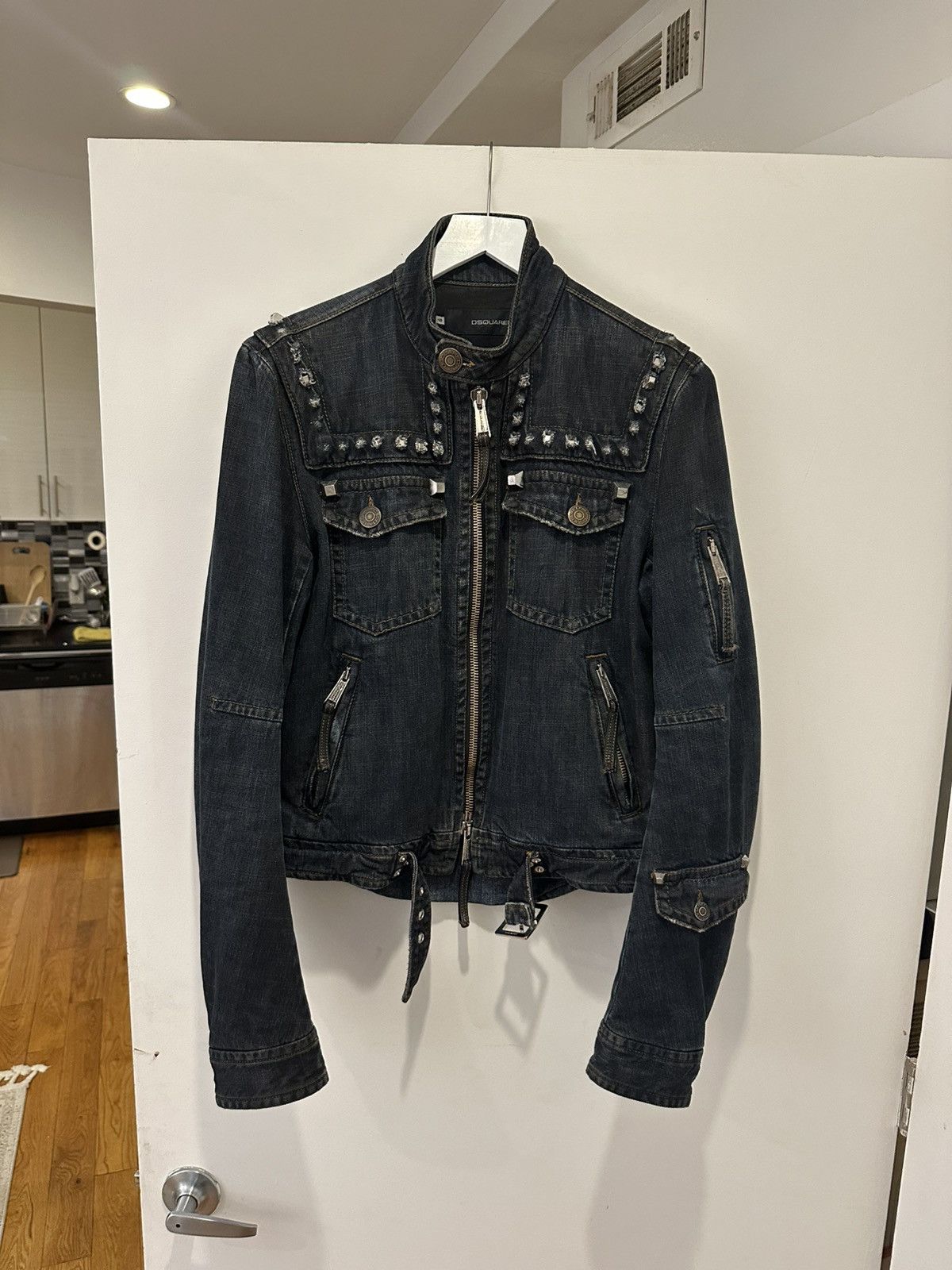 Dsquared2 Dsquared2 aw05 denim biker jacket Size US M / EU 48-50 / 2 - 1 Thumbnail
