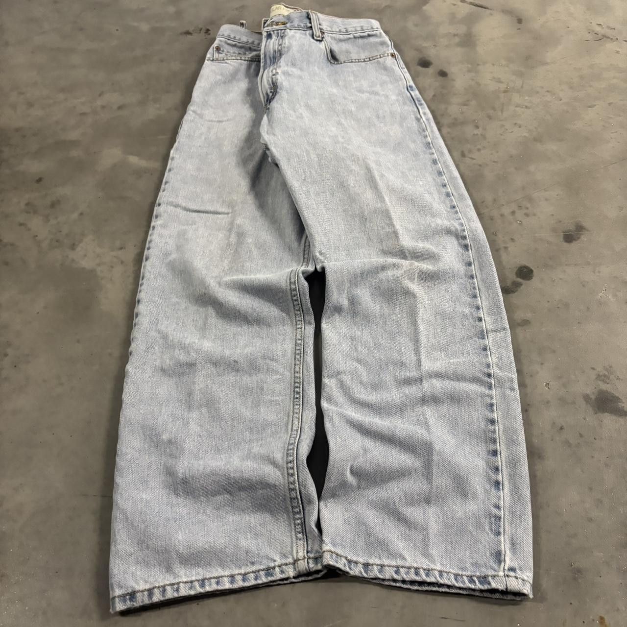 Levi's Crazy Vintage Y2K/2000s Light Wash Levis Essential Denim Jeans! 34x30 Size US 34 / EU 50 - 3 Thumbnail