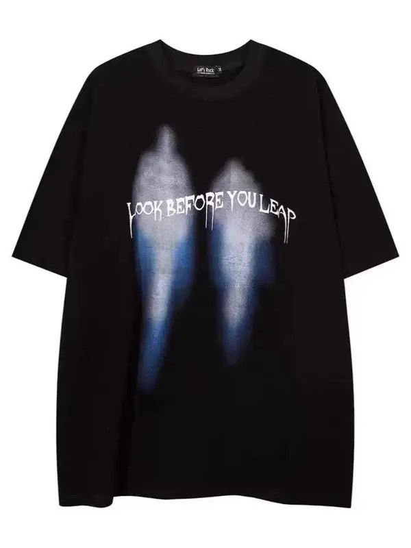 Vintage Komura x Asai Loose False Shadow Print Short Sleeve T-Shirt Size US M / EU 48-50 / 2 - 1 Thumbnail