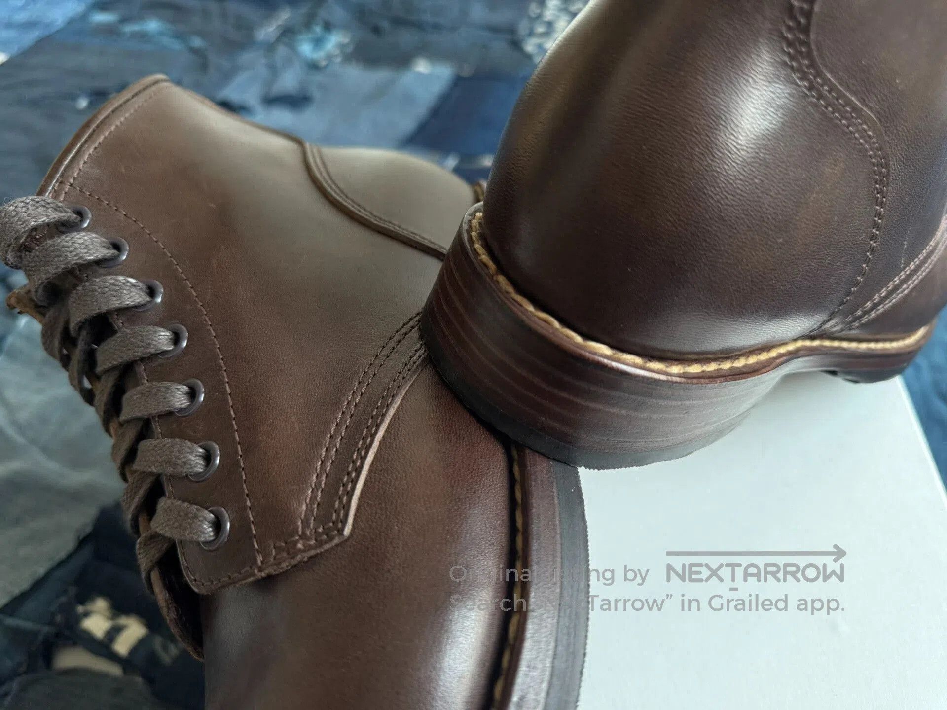 Visvim VISVIM Brigadier Boots in Brown Leather. Size US 9 / EU 42 - 7 Thumbnail