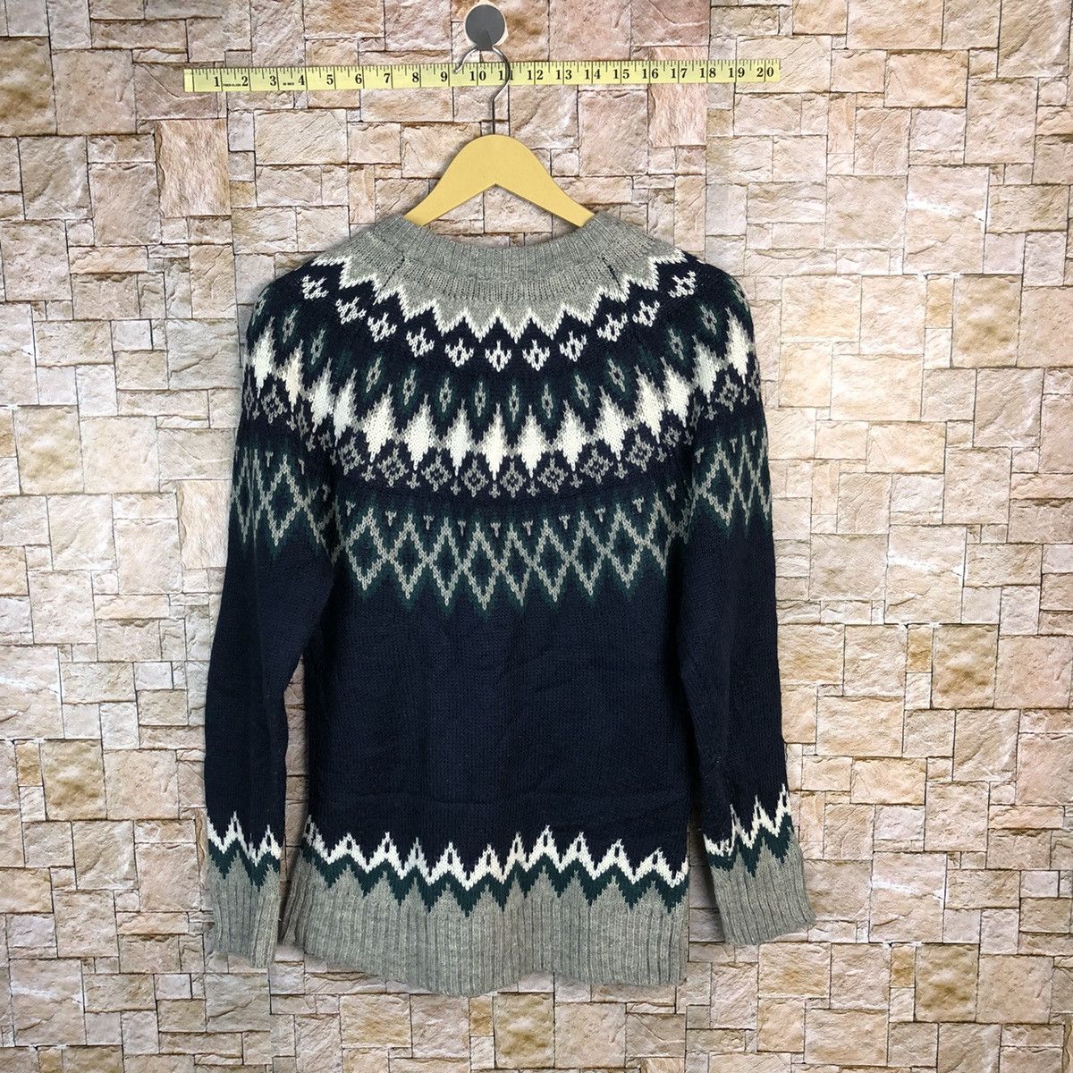 GU GU Dark Blue navajo Knitwear #A395 Size M / US 6-8 / IT 42-44 - 13 Thumbnail