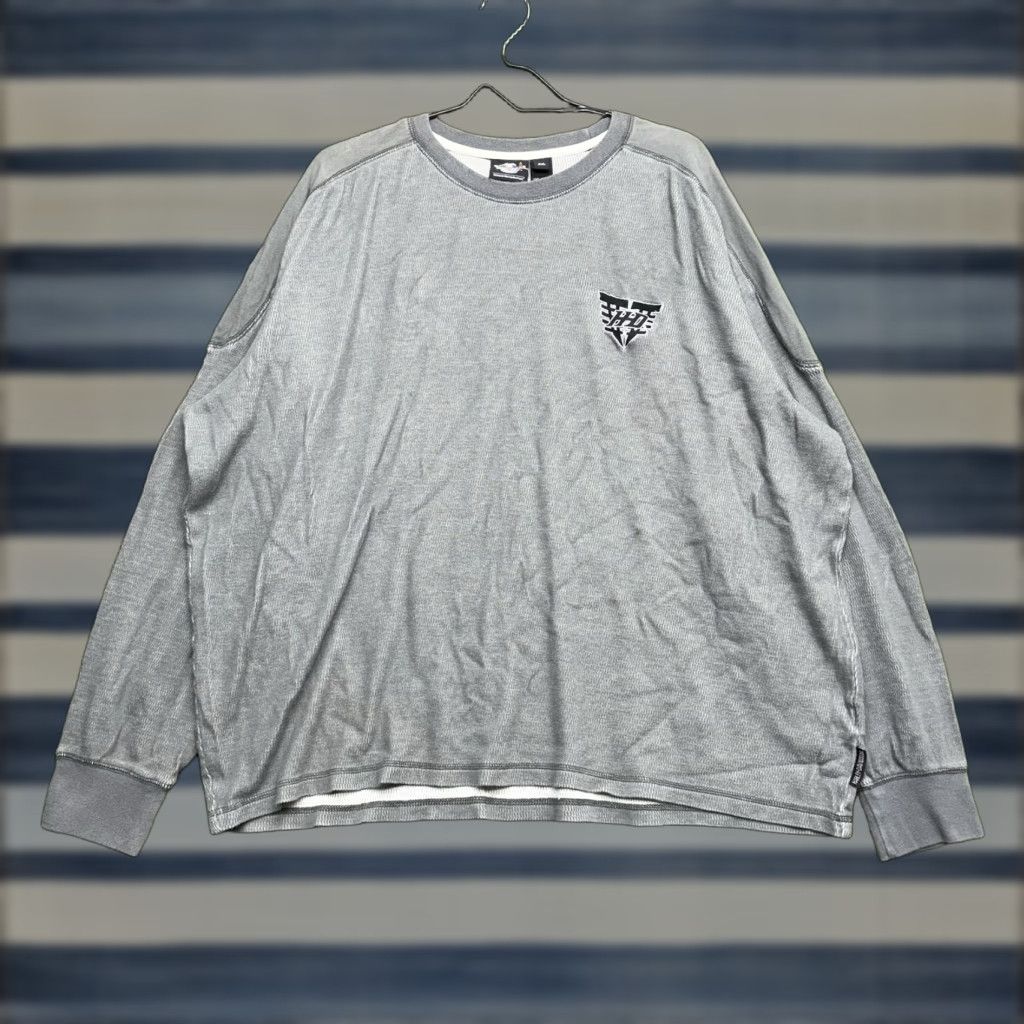 Harley Davidson Harley-Davidson T-Shirt Mens 2XL Gray Reversible Thermal Waffle Knit Riding Casual Vintage-Style 2000s Mens 2XL Gray Harley-Davidson Shirt Size US XXL / EU 58 / 5 - 1 Thumbnail