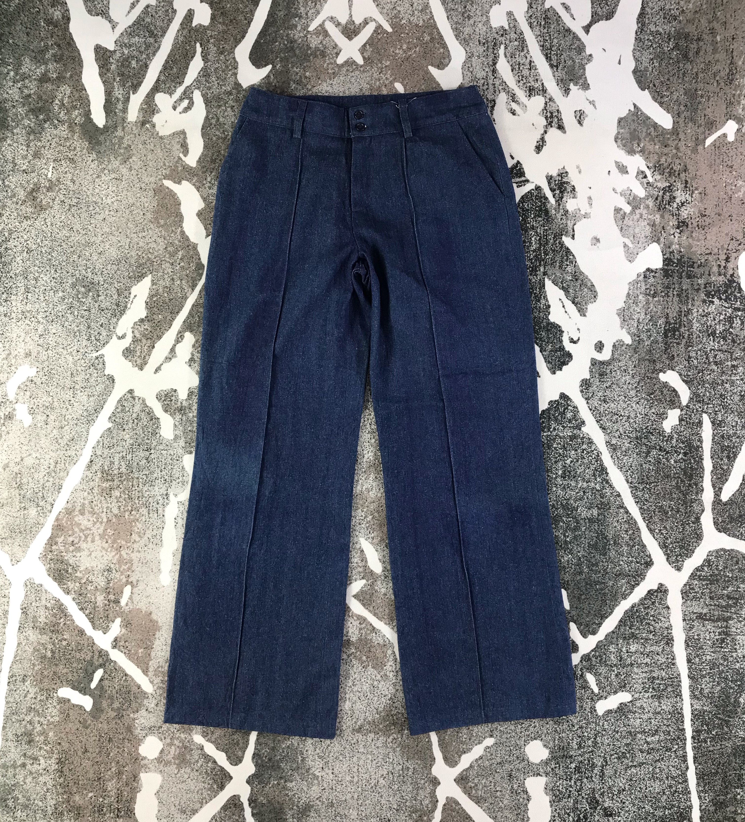 Japanese Brand Japanese Brand Jeans Blue Wash Baggy Flare Denim KJ1636 Size 26" / US 2 / IT 38 - 1 Thumbnail