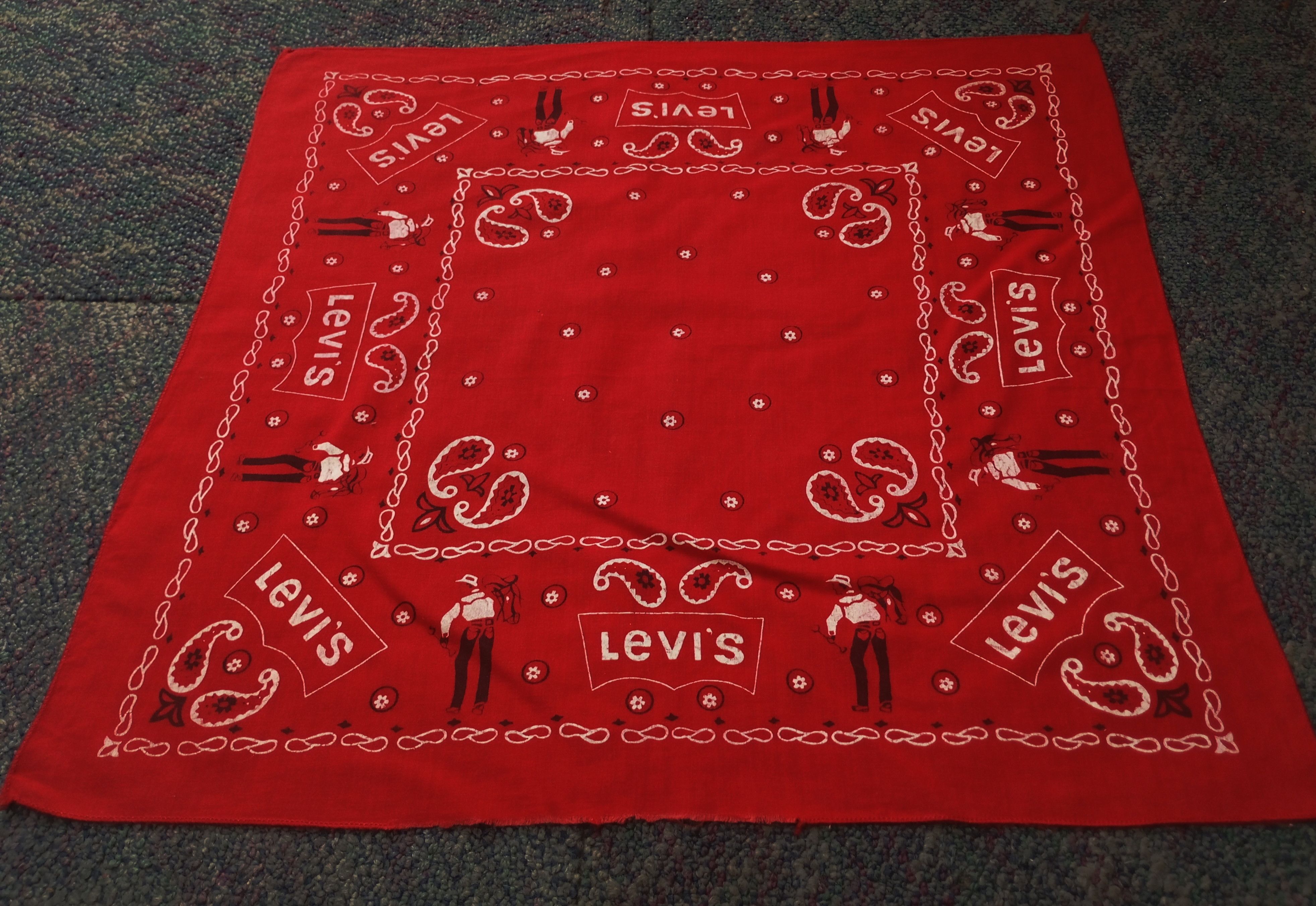 Levi's × Vintage Vintage Levis Paisley Bandana Scarves Size ONE SIZE - 2 Thumbnail