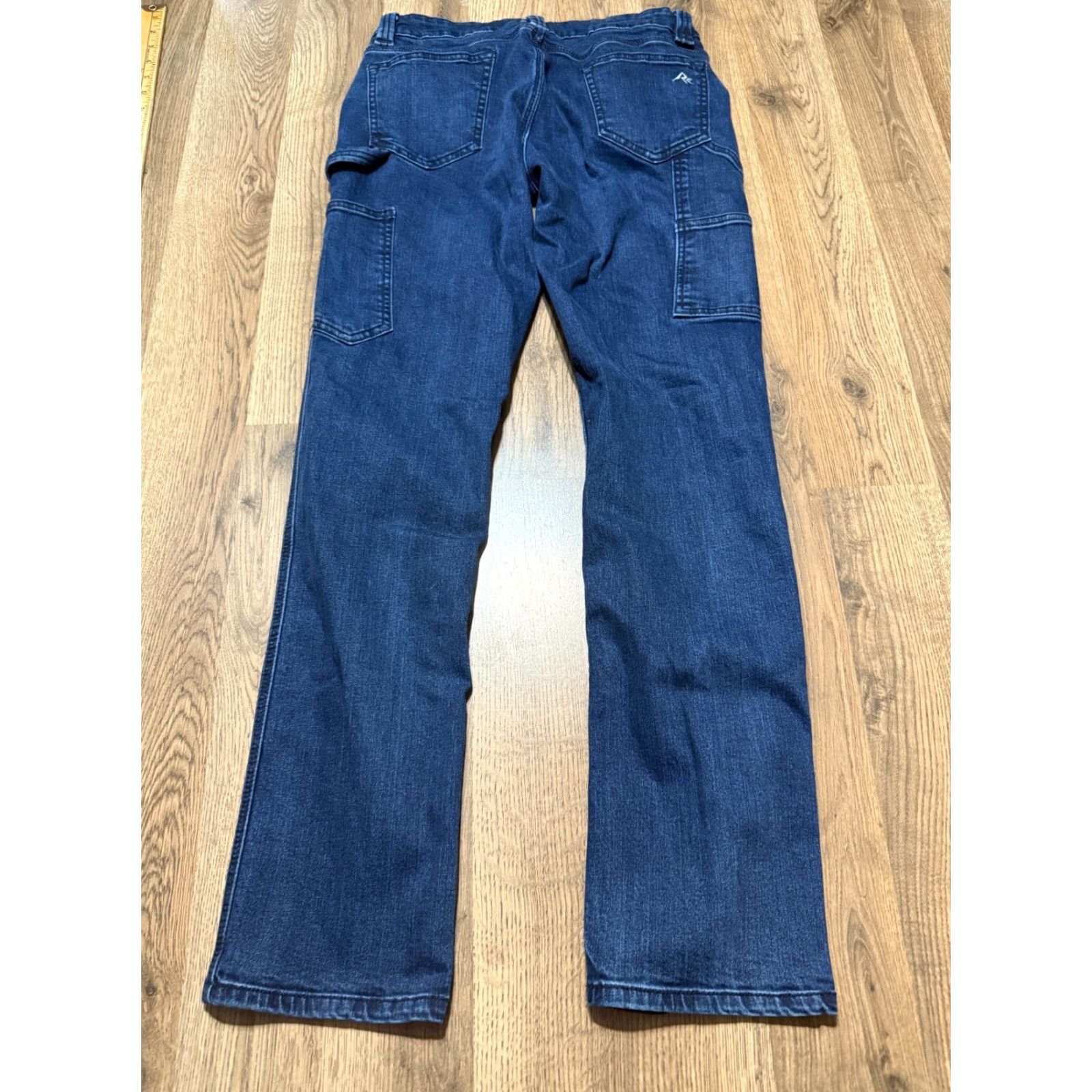 Vintage Ridgecut Jeans Women's 6 Blue Denim Straight Mid Rise Jeans Inseam 30 in Regular Rise Style Straight Size 28" / US 6 / IT 42 - 2 Thumbnail