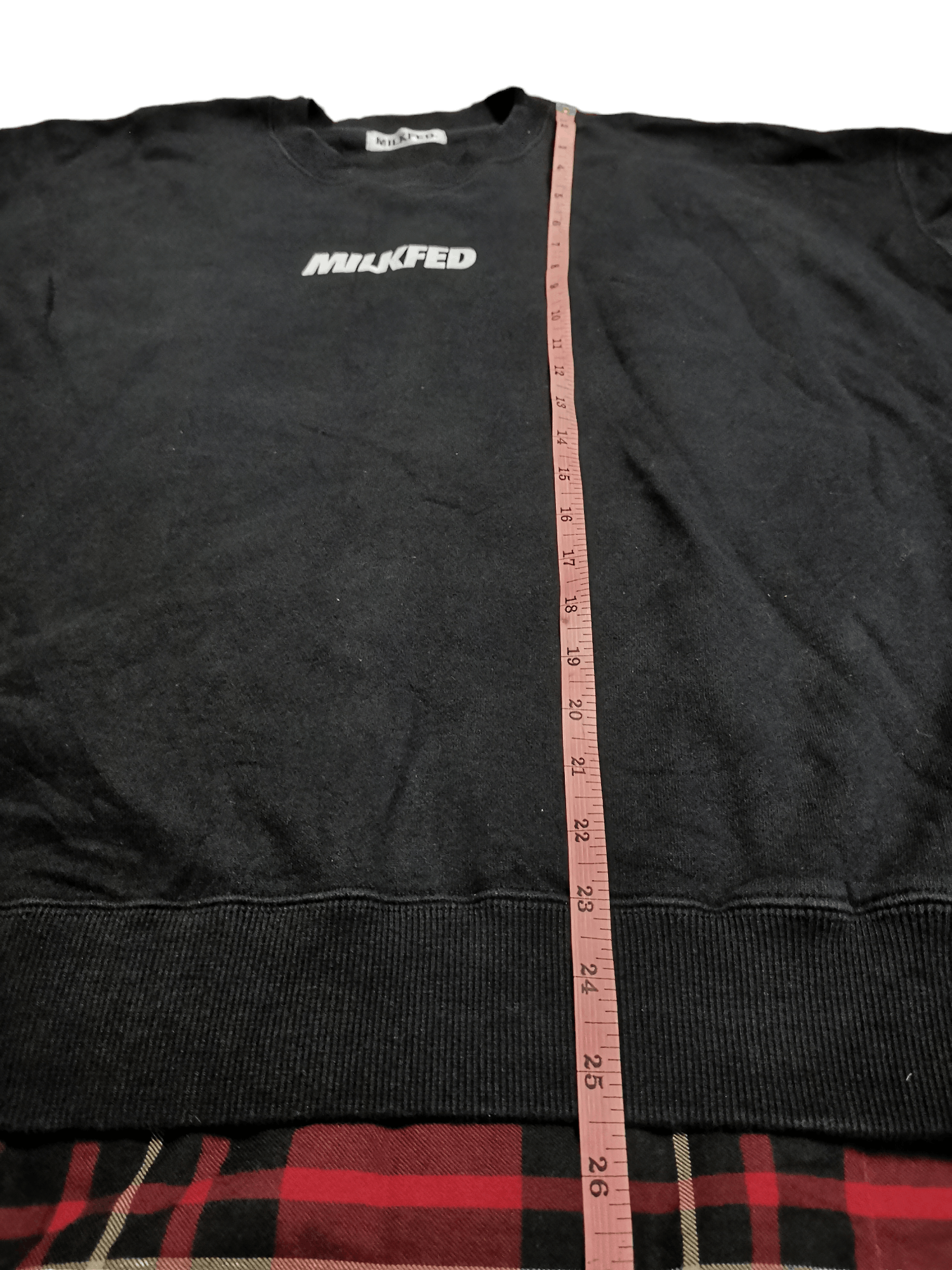 Japanese Brand 🔥Milkfed Center Logo Oversized Sweatshirt Size US XXL / EU 58 / 5 - 11 Thumbnail