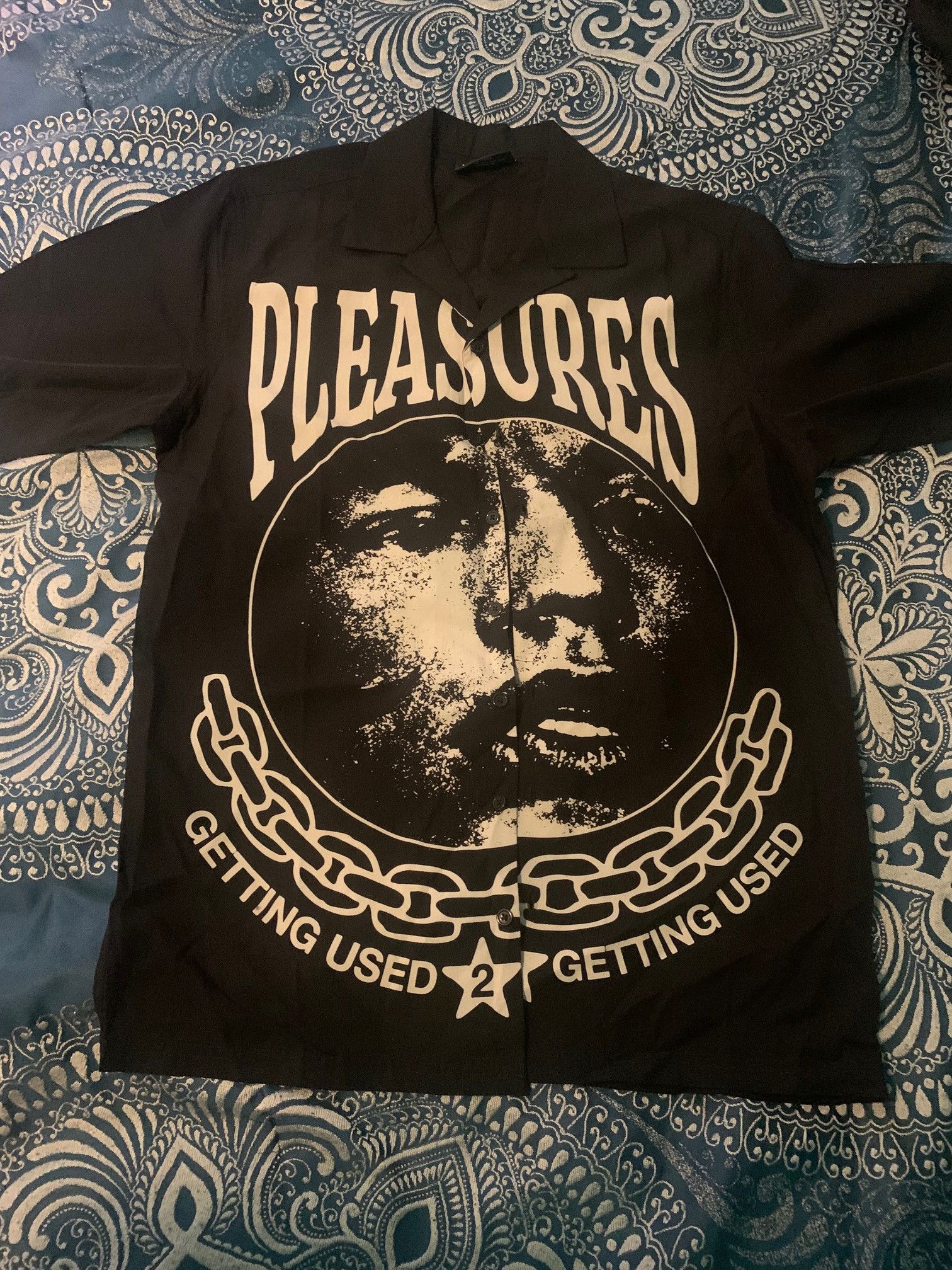 Pleasures Pleasures Button Up Shirt Size US S / EU 44-46 / 1 - 1 Thumbnail