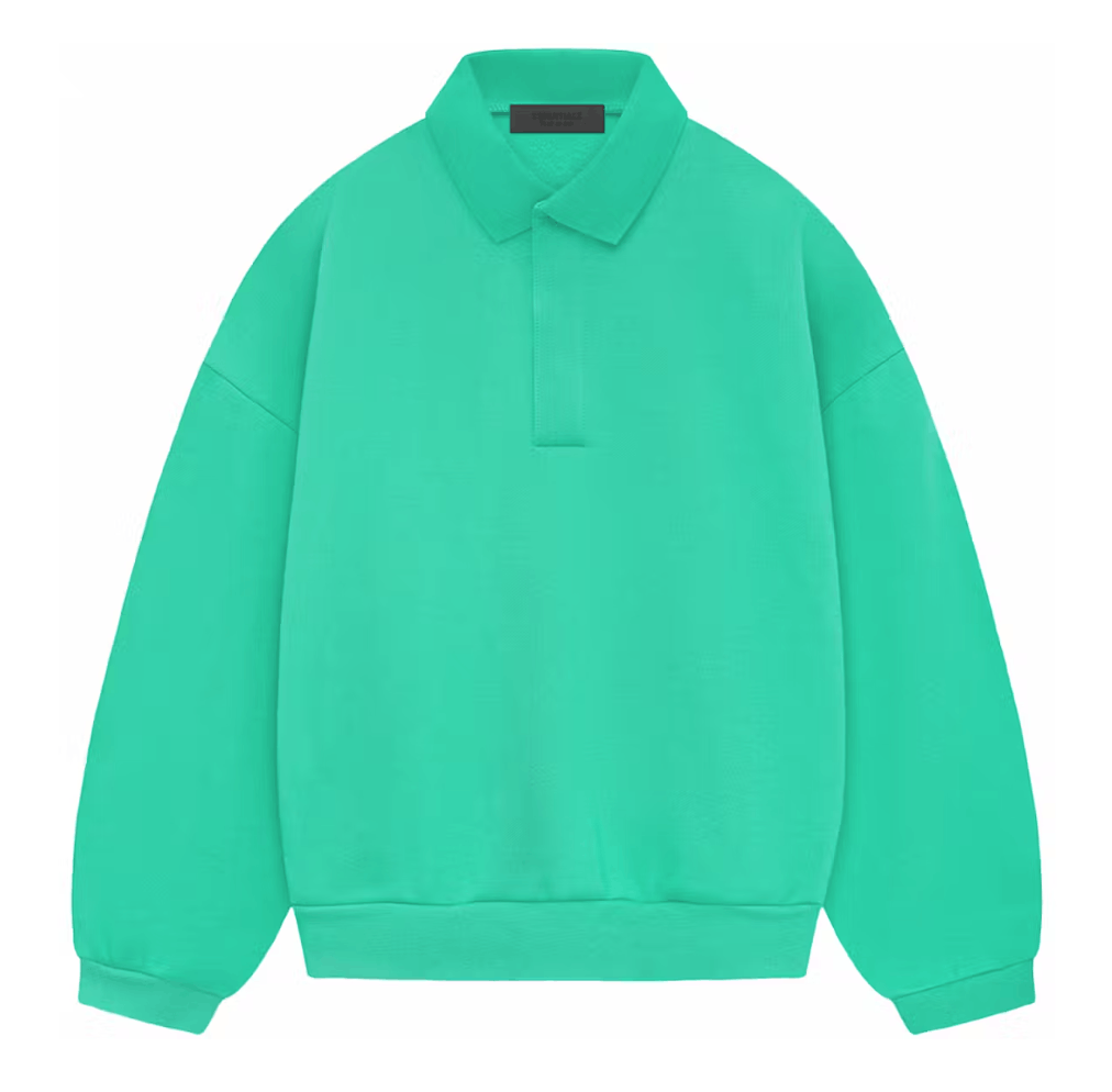 Essentials Fear of God Essentials Longsleeve Polo Mint Leaf Size XS Size US XS / EU 42 / 0 - 1 Preview