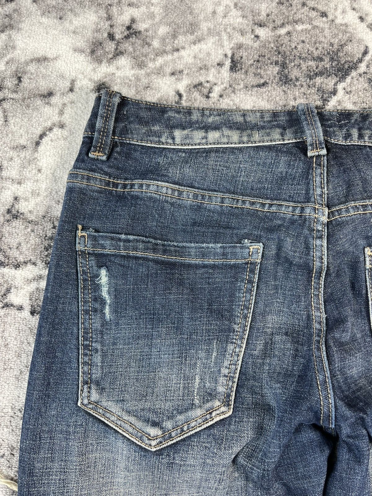 Other Amicci Distressed Denim Jeans Vintage Luxury Italy 30 Size 30" / US 8 / IT 44 - 16 Thumbnail