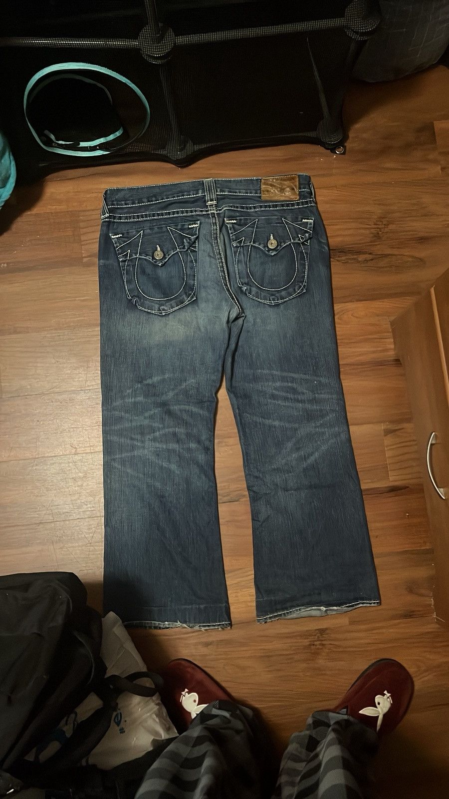 True Religion Navy Blue True Religion Bootcut Jeans Size US 38 / EU 54 - 2 Thumbnail