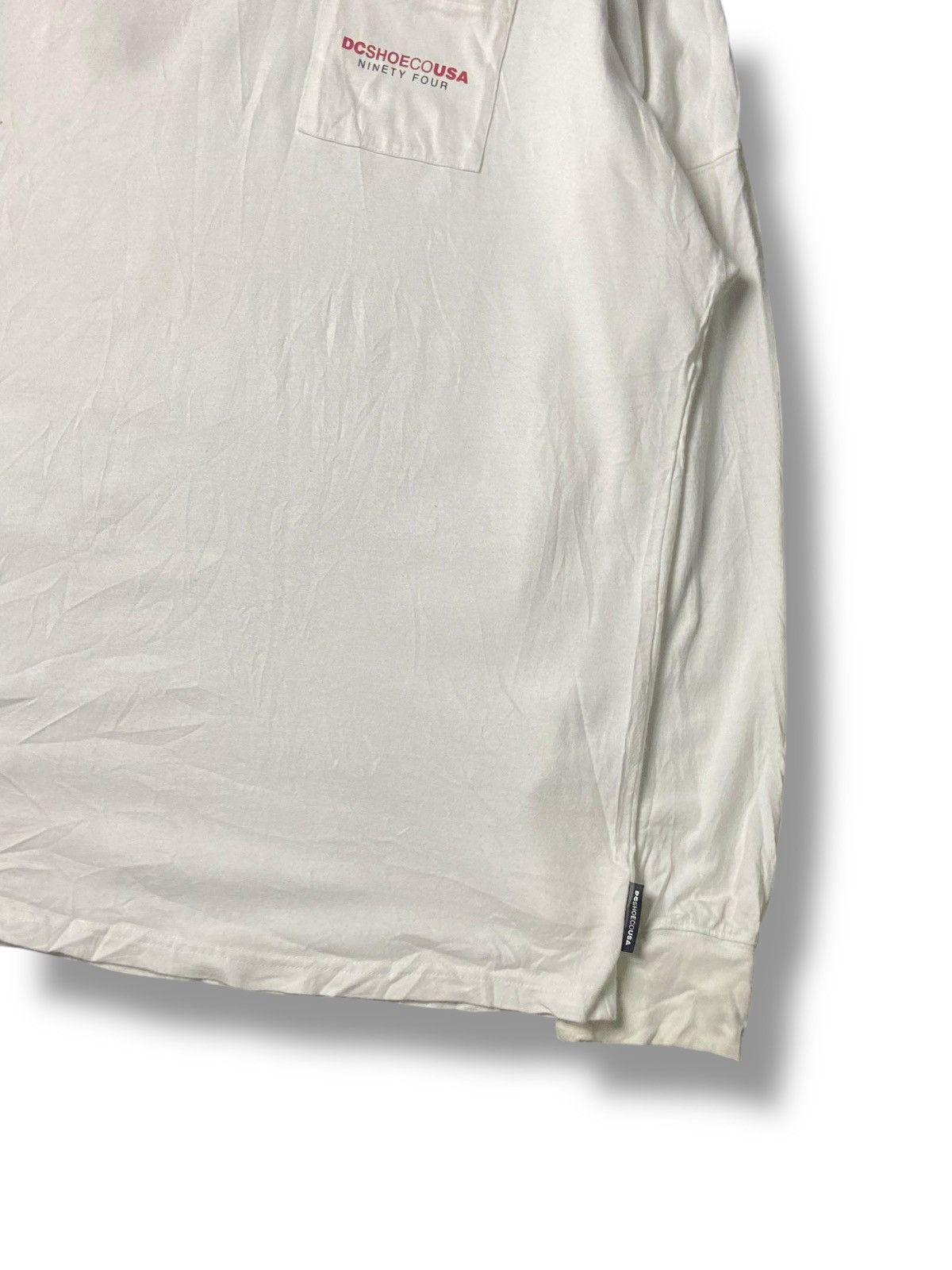 Japanese Brand DC SHOES USA Back Linetape Drop Long Sleeve Shirt (142) Size US XL / EU 56 / 4 - 3 Thumbnail