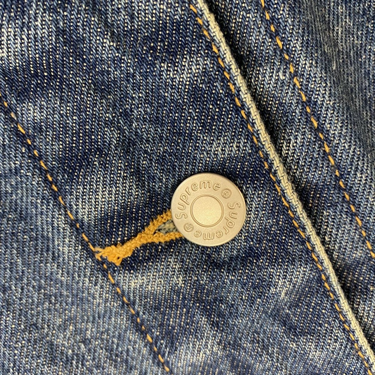 Supreme Supreme Bleach Denim Jacket Size US L / EU 52-54 / 3 - 3 Thumbnail