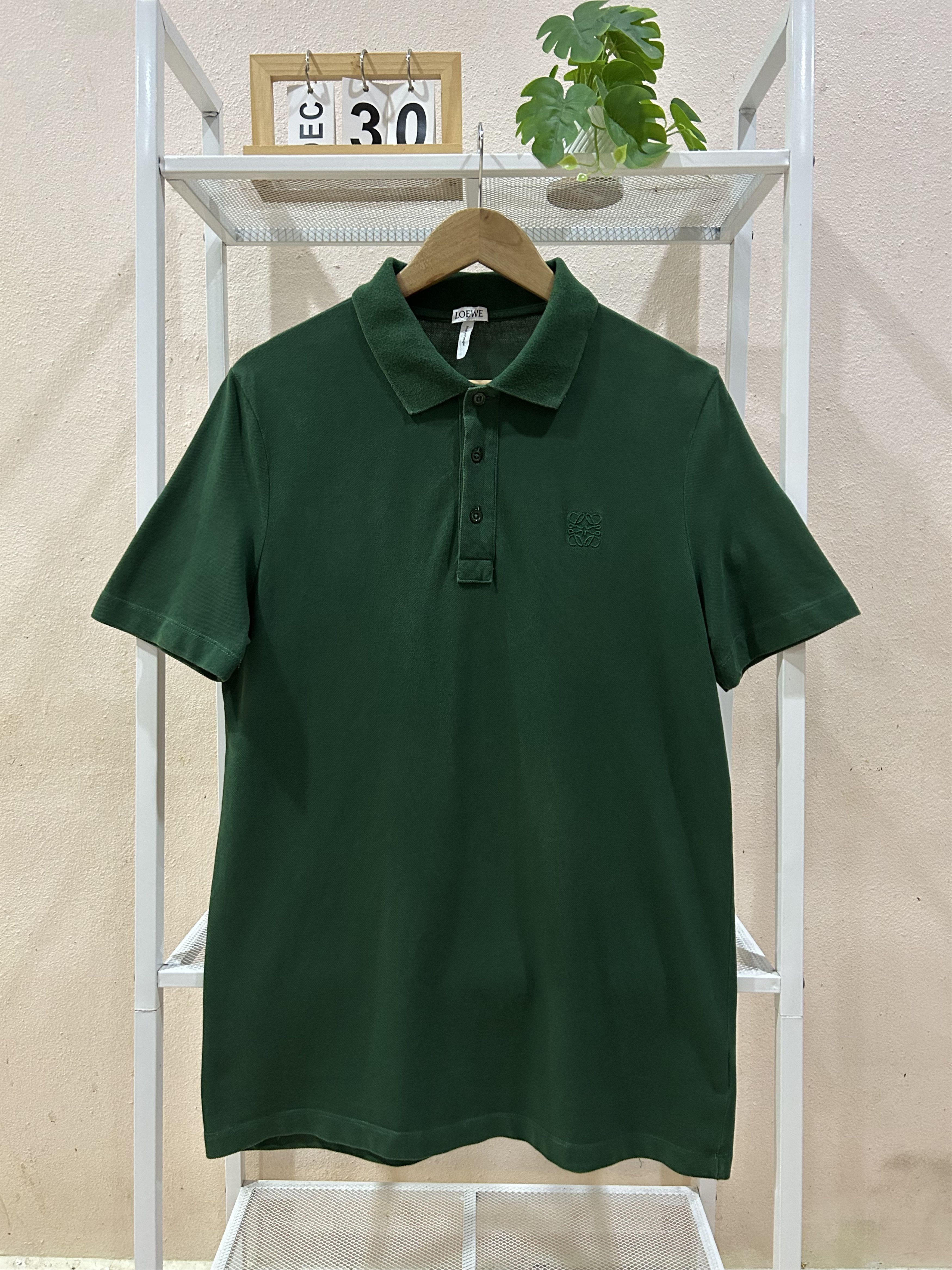 Loewe Loewe Cotton Blend Pique Polo Shirts Size US XL / EU 56 / 4 - 1 Thumbnail