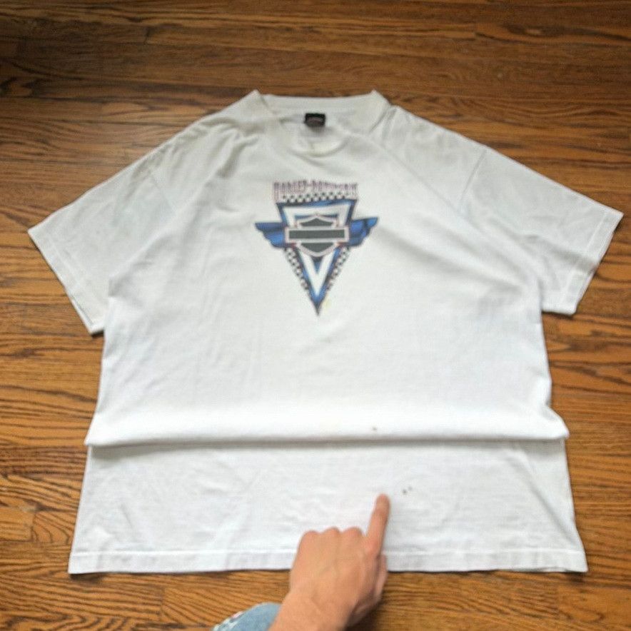 Japanese Brand insane vintage single stitch Harley-Davidson Graphic T-Shirt Size US XL / EU 56 / 4 - 4 Thumbnail