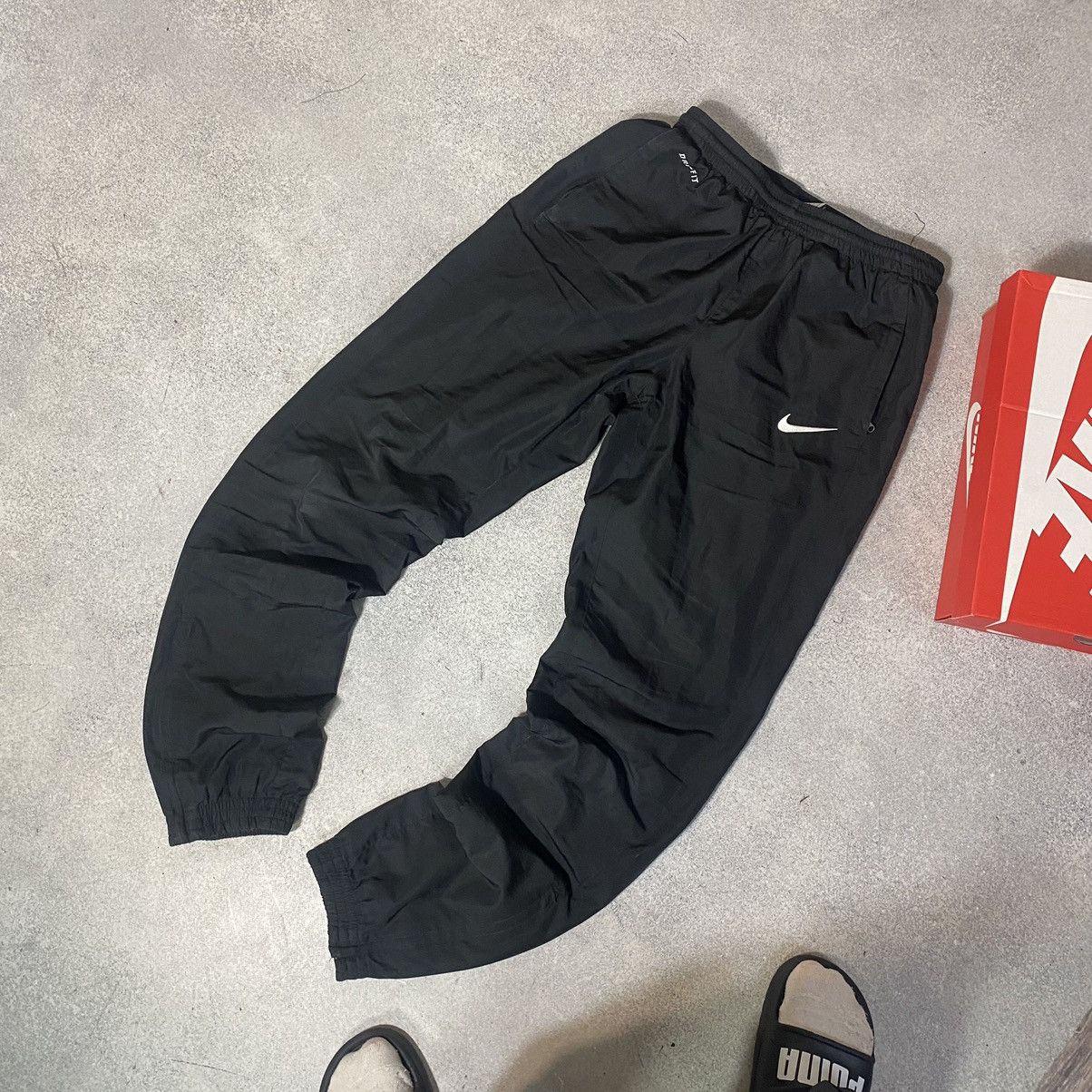 Vintage nike track pants y2k sweatpants nylon