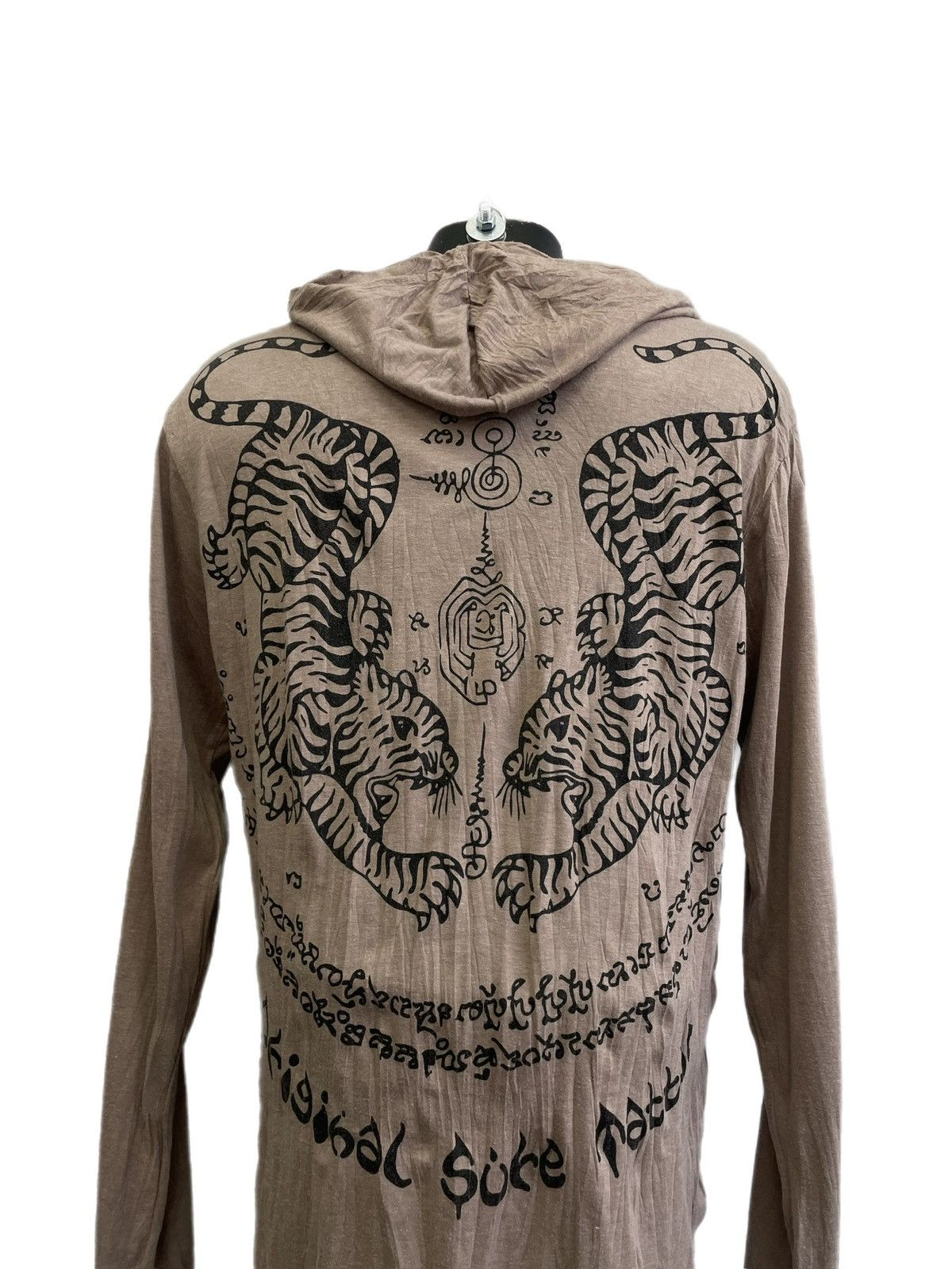 Japanese Brand Sure brown graphic JPG style hoodie rare y2k tribal style Size US M / EU 48-50 / 2 - 6 Thumbnail