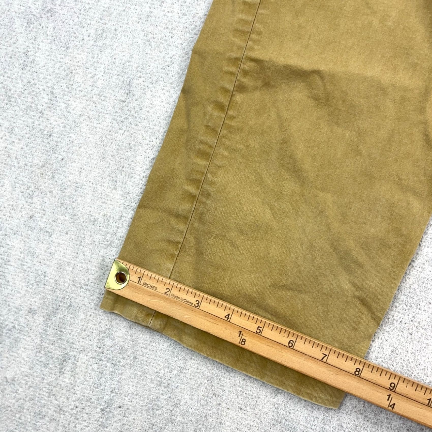 American Eagle Outfitters American Eagle Pants Men 30x34 Brown Chino Relaxed Straight Khaki Dress Slacks Size US 30 / EU 46 - 7 Thumbnail