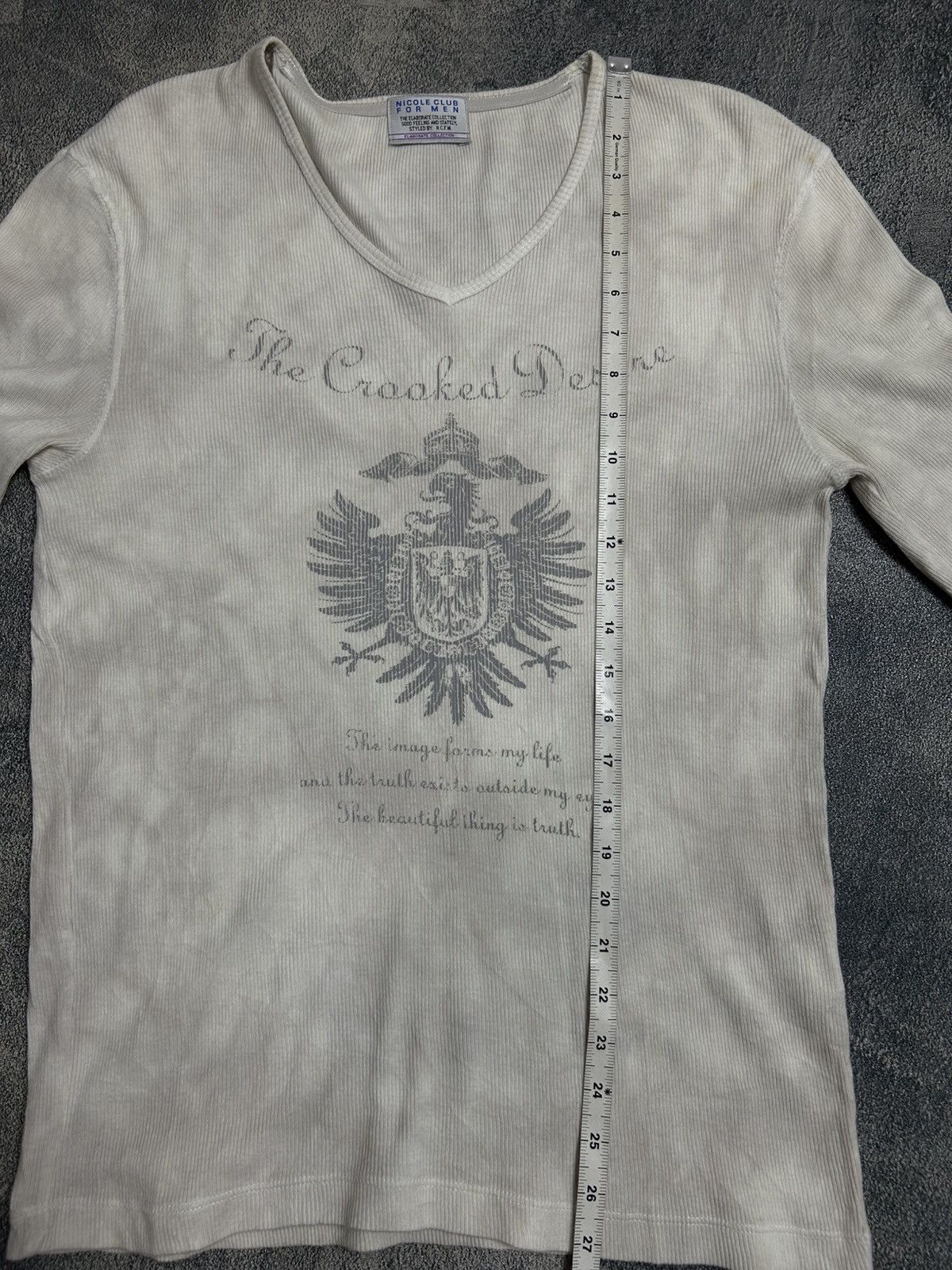 Japanese Brand Nicole Club For Men by N.C.F.M. Longsleeve Size US S / EU 44-46 / 1 - 9 Thumbnail