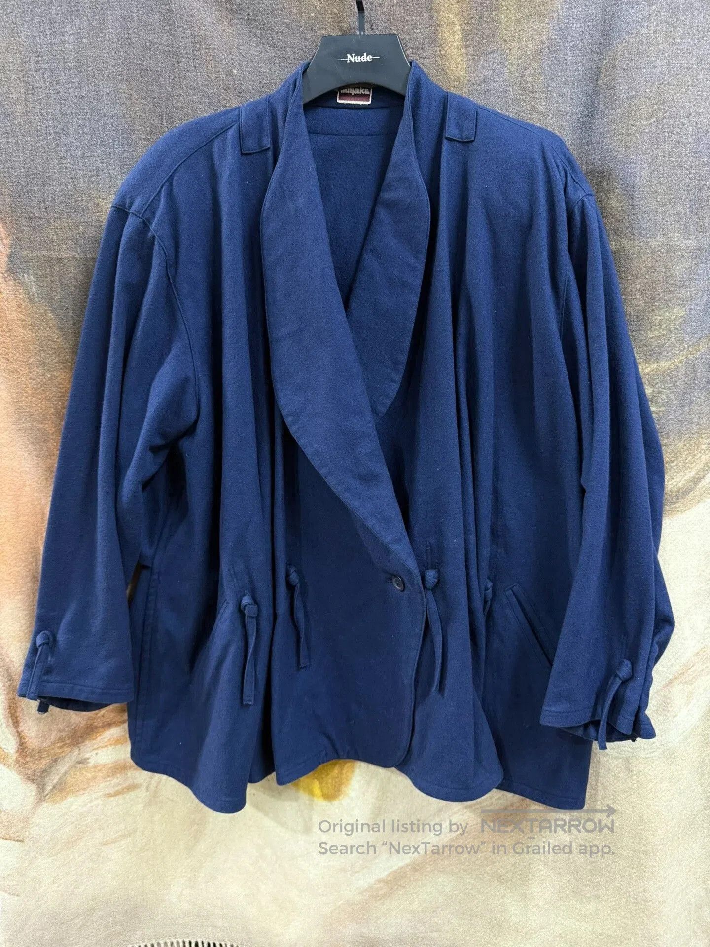 Issey Miyake issey miyake pleated drawstring wool coat. Size US XL / EU 56 / 4 - 1 Thumbnail