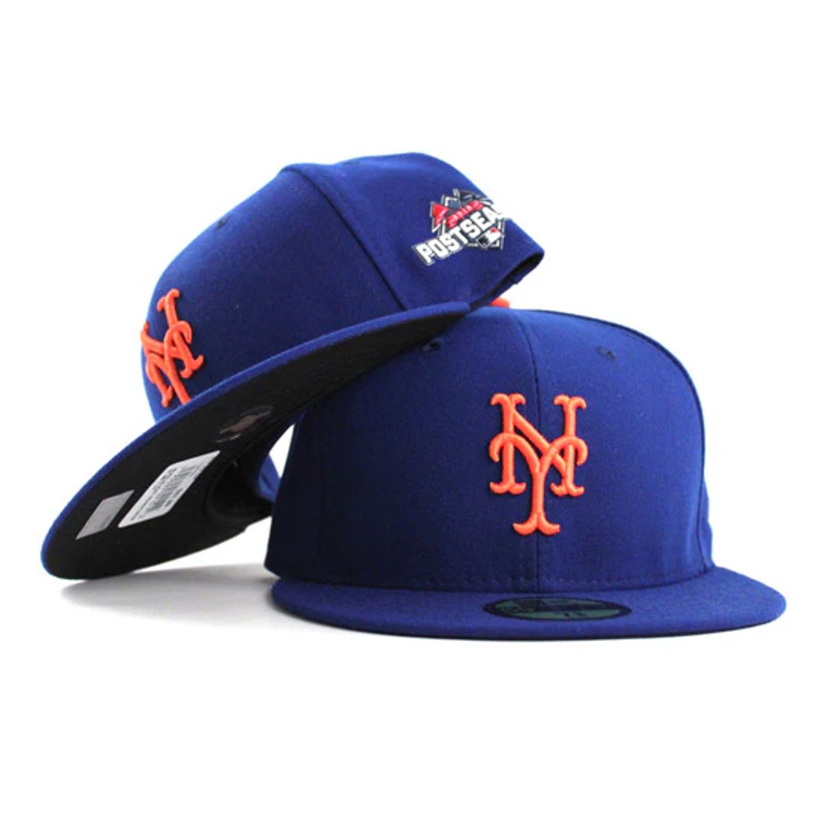 New Era New York Mets 2015 MLB Postseason Fitted Hat 7 5/8 New Era Size ONE SIZE - 10 Thumbnail
