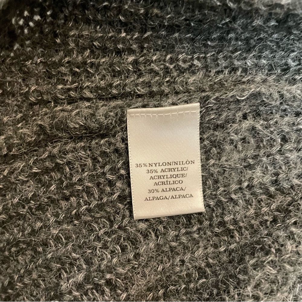 Ann Taylor Ann Taylor Long Sleeve Alpaca Blend Jeweled Collar Gray Swe Size S / US 4 / IT 40 - 8 Thumbnail