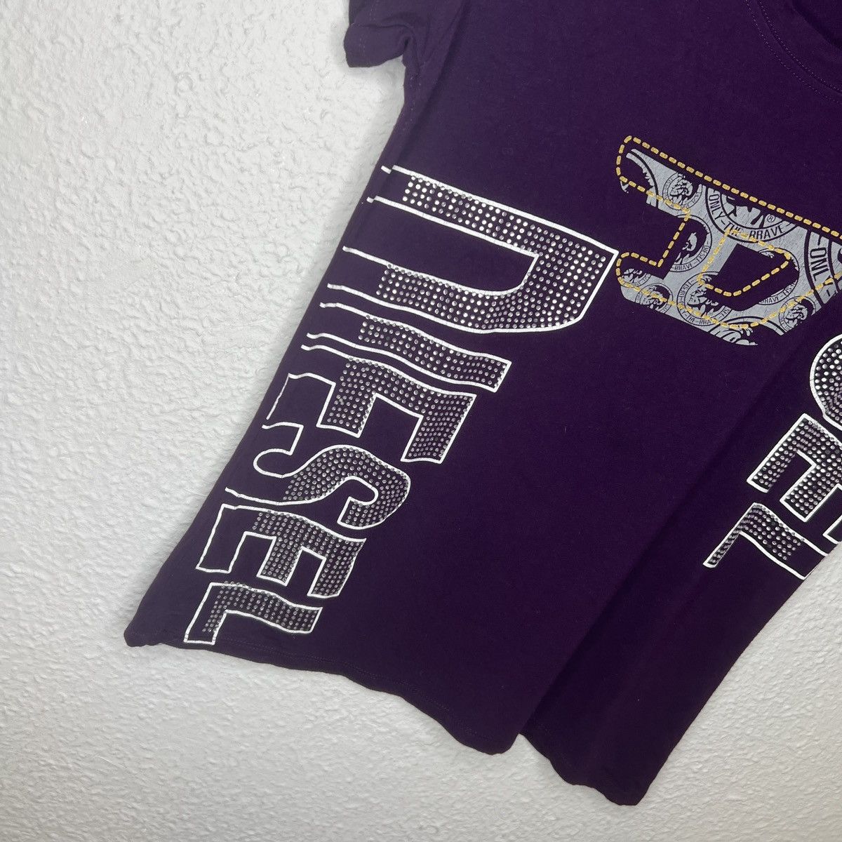 Diesel Vintage Diesel Big Logo Women’s T Shirt Tee Y2K Size S / US 4 / IT 40 - 4 Thumbnail