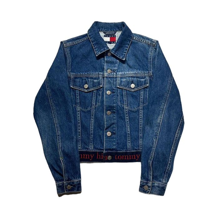 Vintage tommy cheap denim jacket