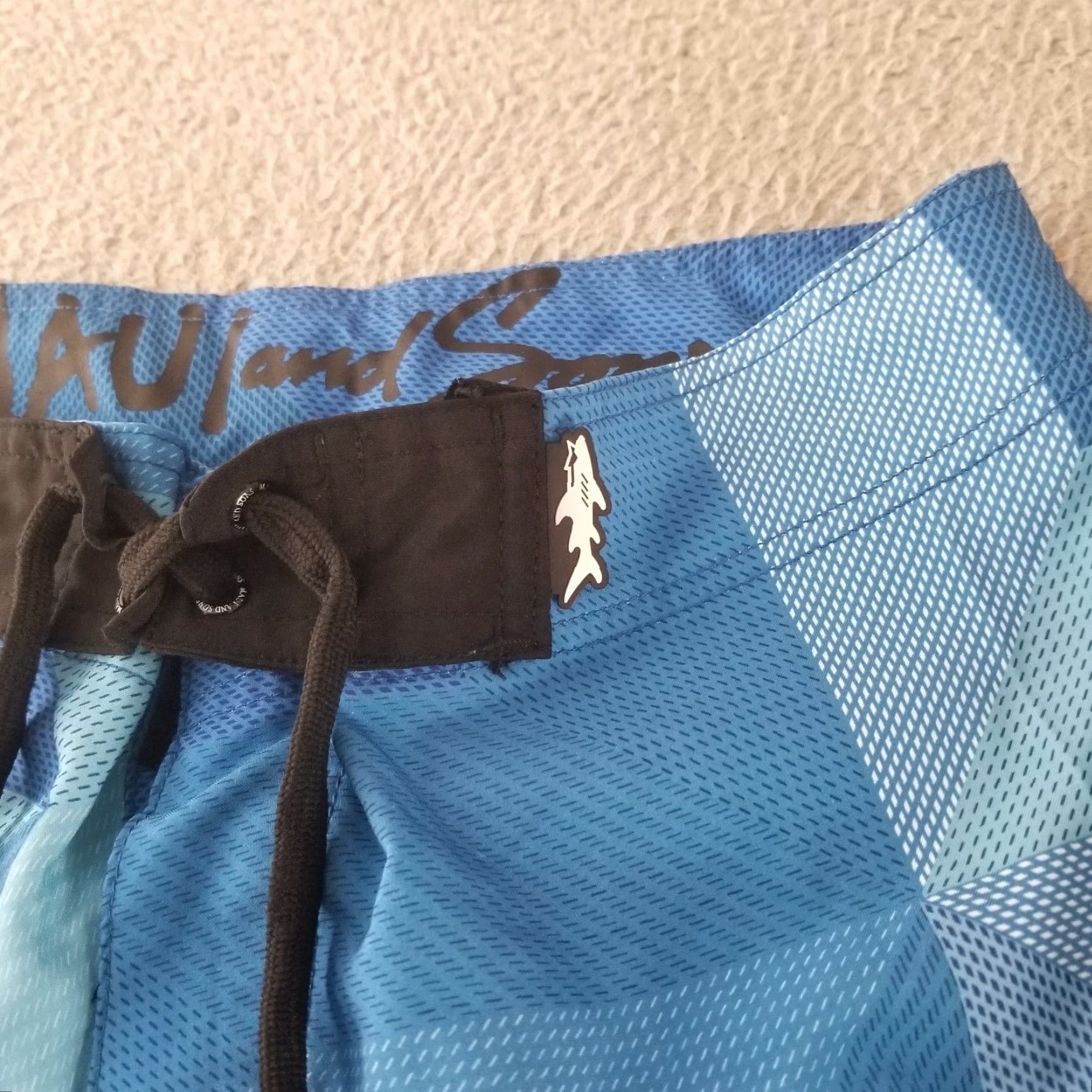 Vintage Maui and Sons Swim Trunks Mens 32 Blue Surf Bathing Suit Board Shorts Size US 32 / EU 48 - 4 Thumbnail