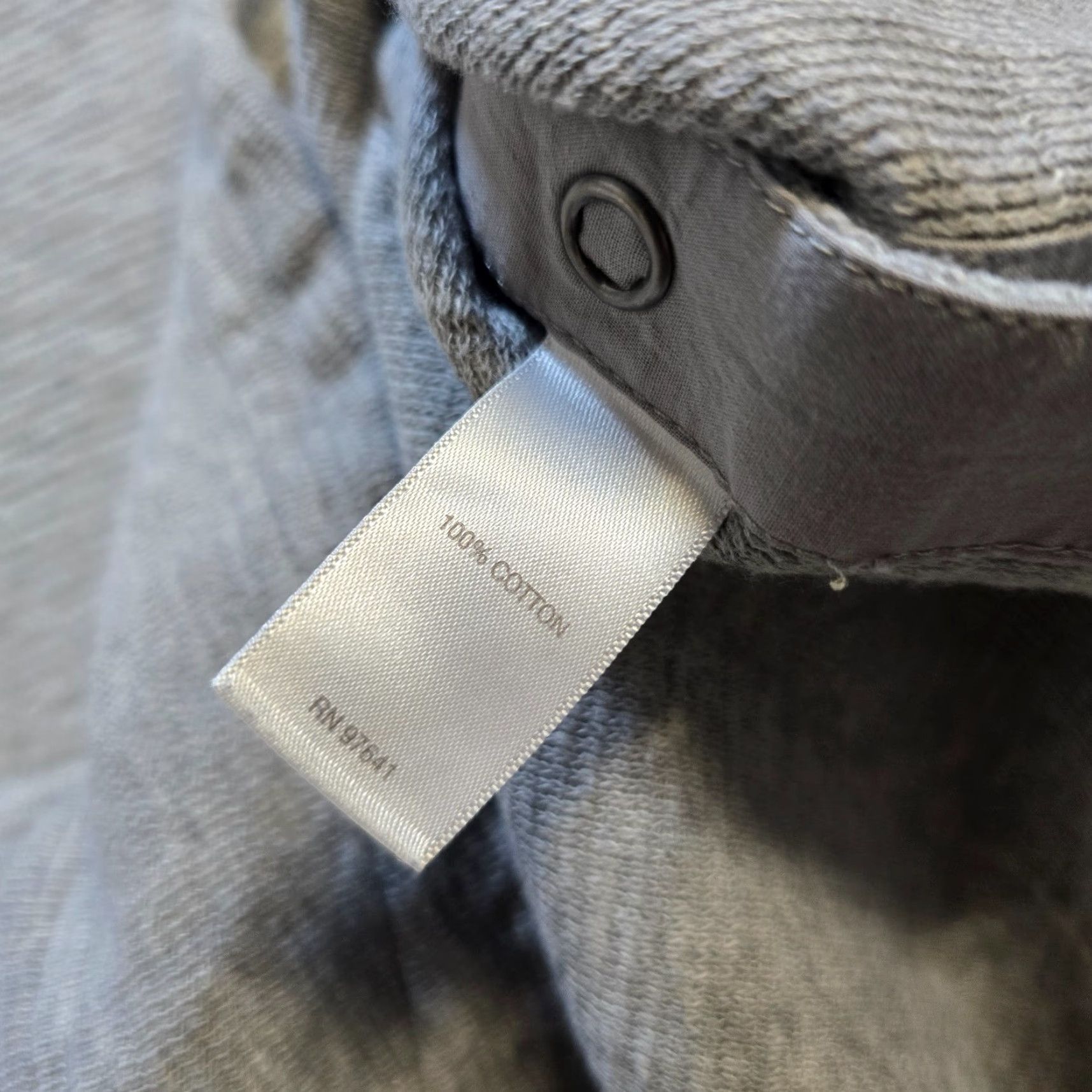 J. Jill J. Jill Top Women L Gray Thermal Textured Side Button 3/4 Sleeve Casual Shirt Size L / US 10 / IT 46 - 7 Thumbnail