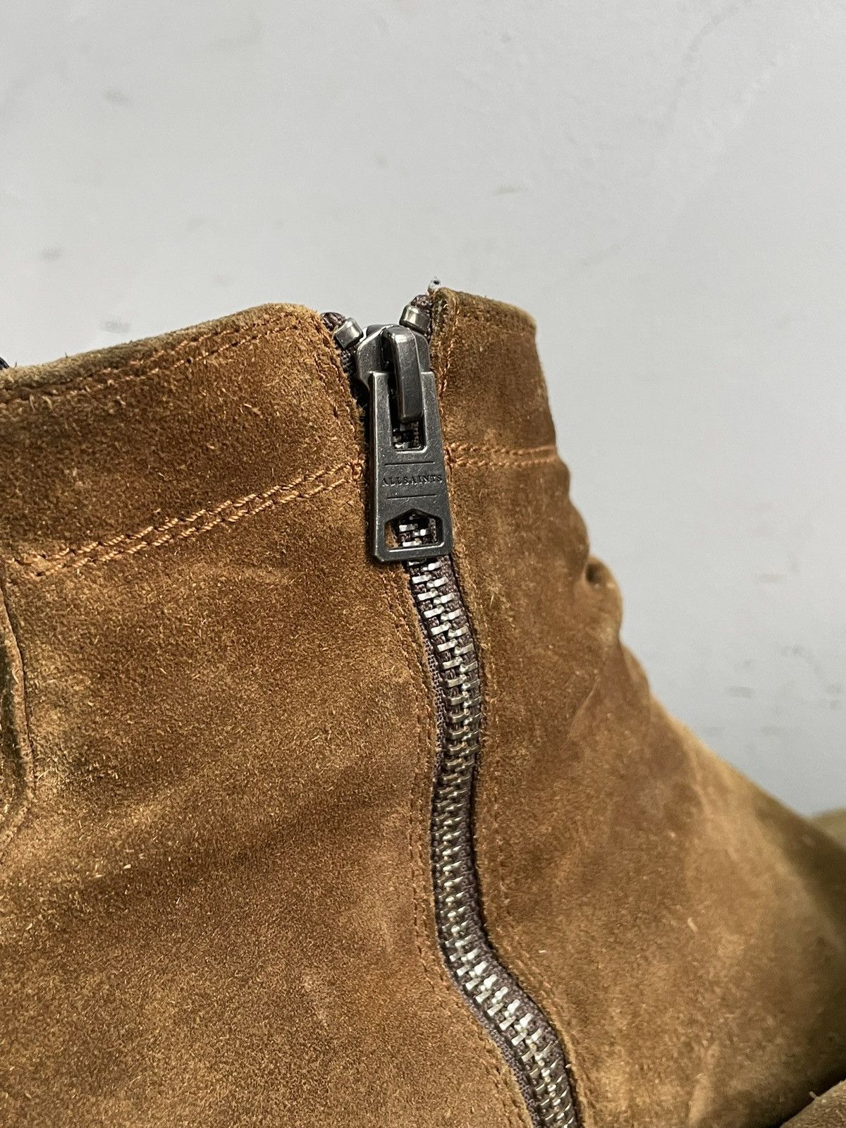 Allsaints Rare Gudi style All Saints suede zipper ankle leather boots Size US 10 / EU 43 - 11 Thumbnail