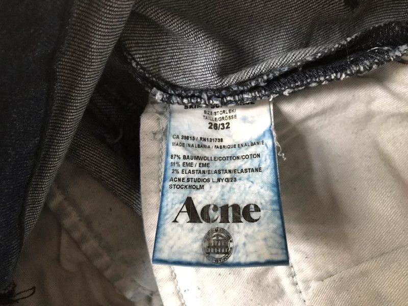 Acne Studios Skin 5 Soft Rinse Jeans Size 26" / US 2 / IT 38 - 6 Thumbnail