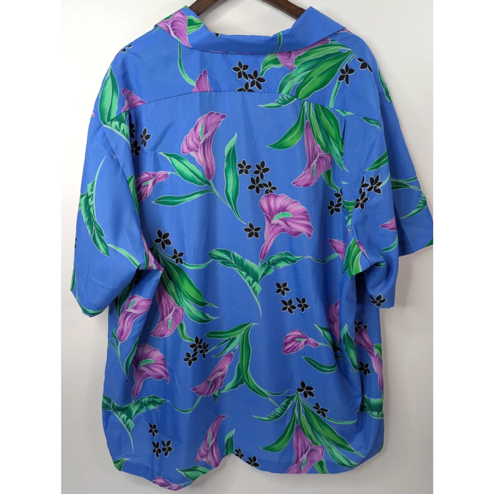 Hilo Hattie VINTAGE Hilo Hattie Hawaiian Shirt Mens 4XL Floral Aloha Hippie Polyester Shirt Size US XXL / EU 58 / 5 - 4 Thumbnail