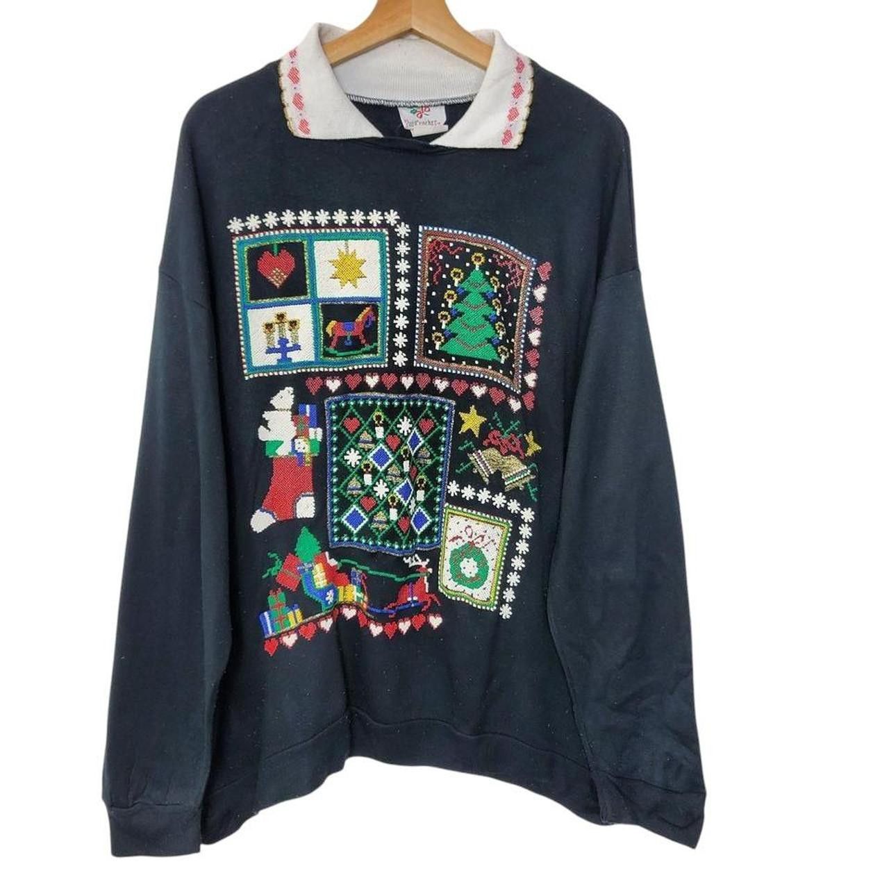 Vintage Vintage Christmas sweatshirt size L Size US L / EU 52-54 / 3 - 1 Thumbnail