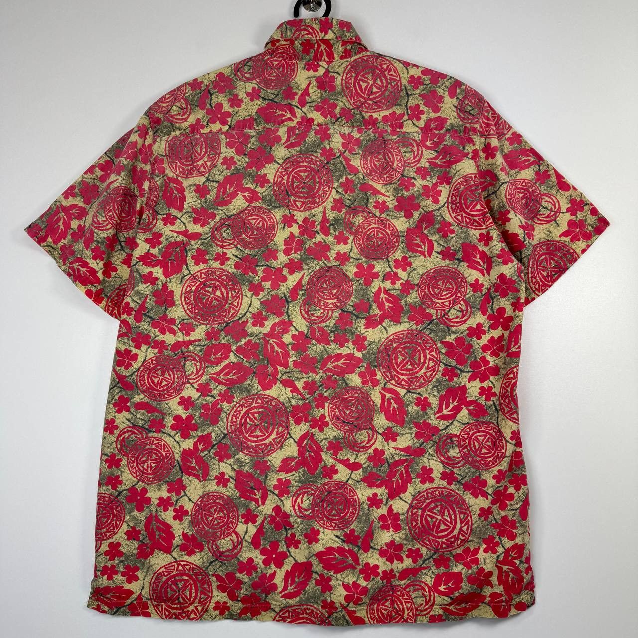 Trussardi Trussardi Jeans Floral Short Sleeve Shirt Mens Size L Size US L / EU 52-54 / 3 - 8 Thumbnail