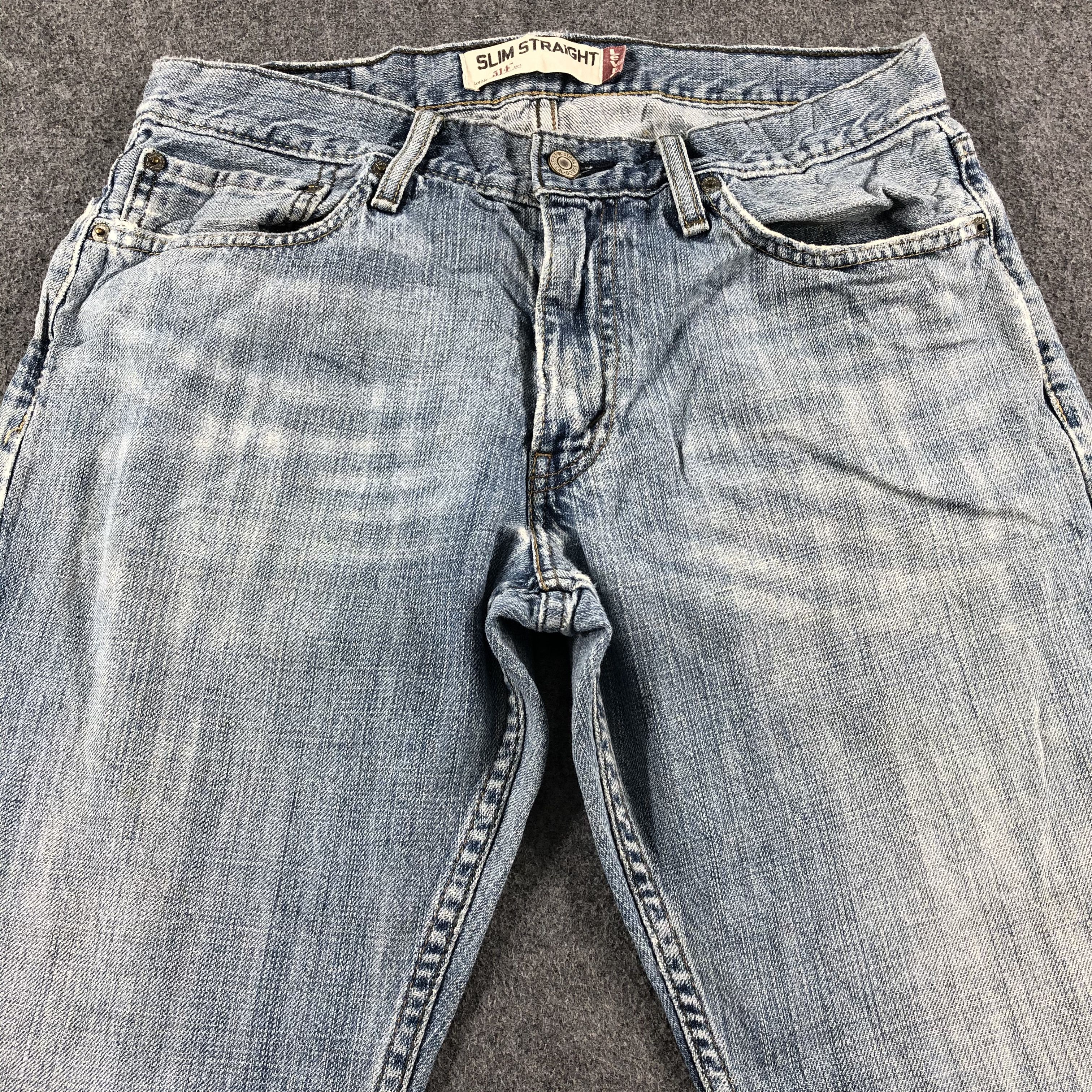 Levi's Vintage Blue Wash Levis 514 Jeans-J2560 Size US 31 - 3 Thumbnail