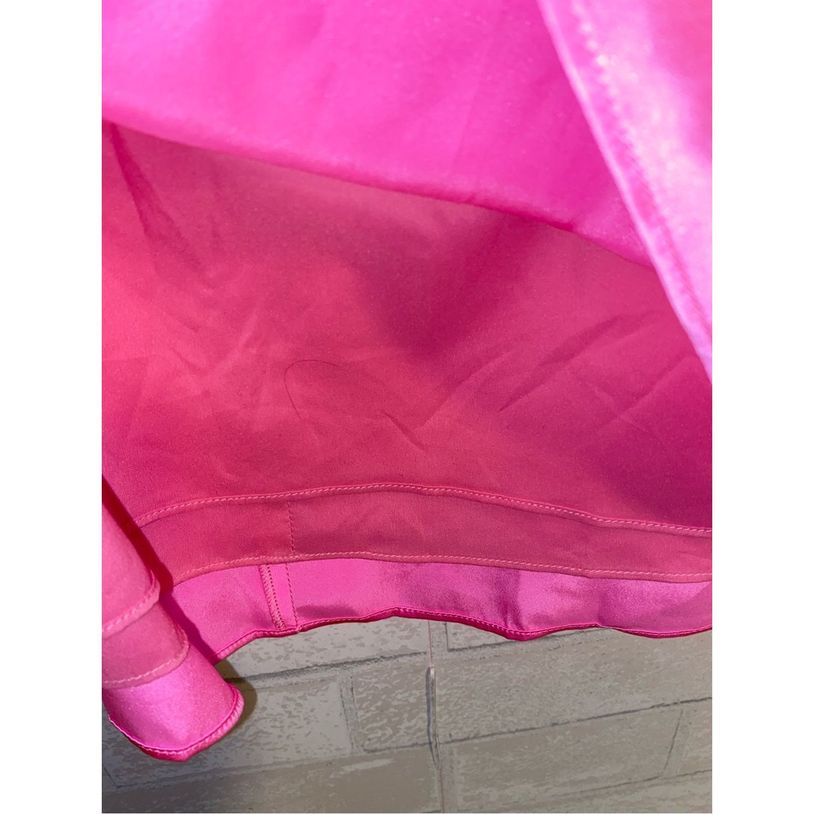 REVOLVE Revolve $287 Amanda Uprichard Jade Silk Dress Hot Pink M Size M / US 6-8 / IT 42-44 - 10 Thumbnail