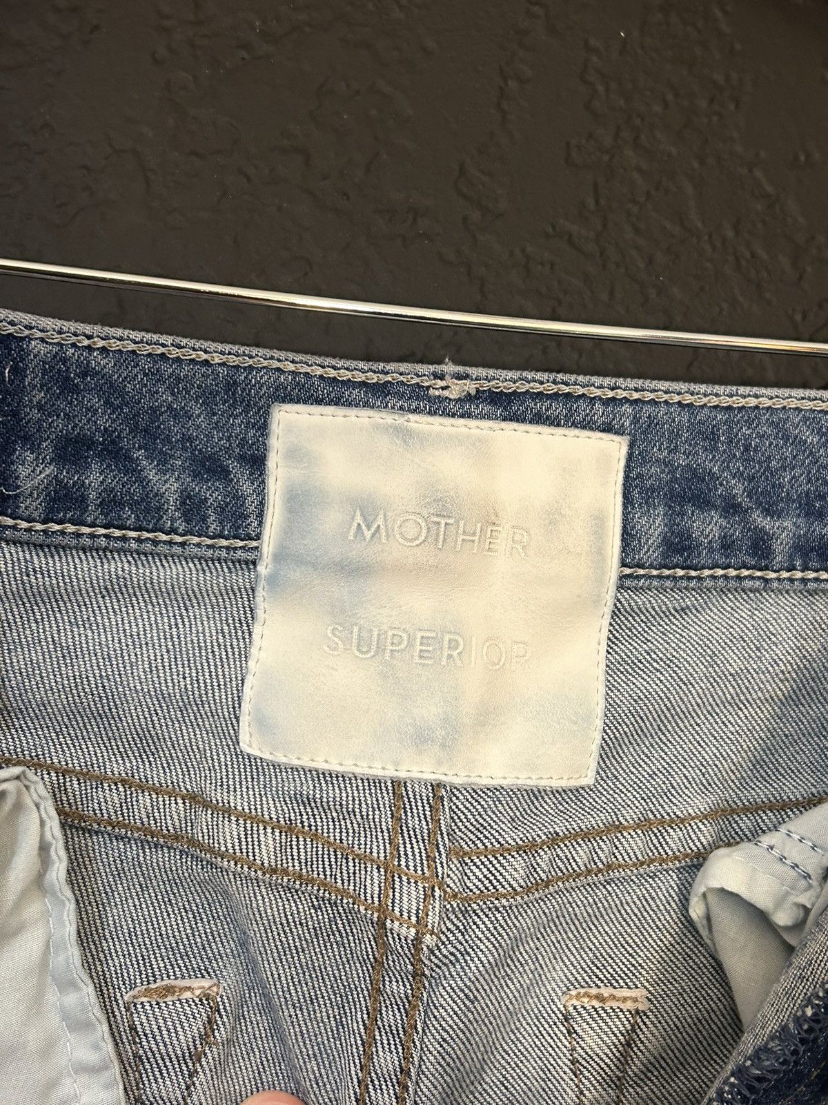 MOTHER Mother Superior Straight Fit Indigo Jeans Size 25" / US 0 / IT 36 - 6 Thumbnail