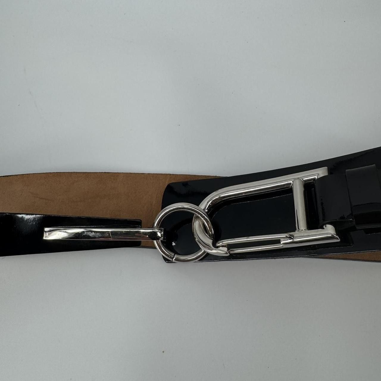 Other Giovagio Black Patent Leather Belt Size ONE SIZE - 2 Thumbnail