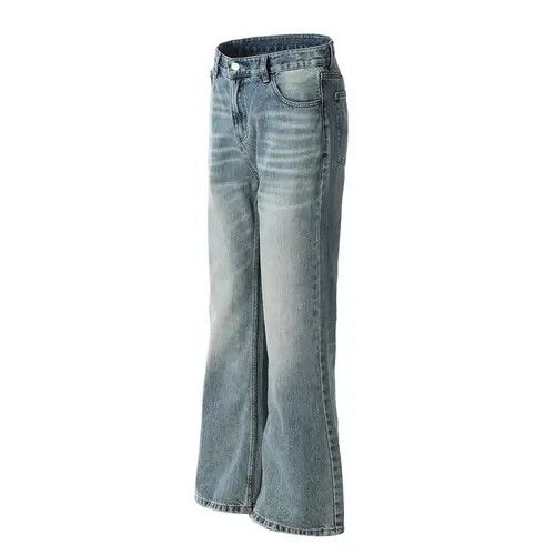 Jean American distressed washed hiphop tie-dyed flared jeans Size US 32 / EU 48 - 3 Thumbnail