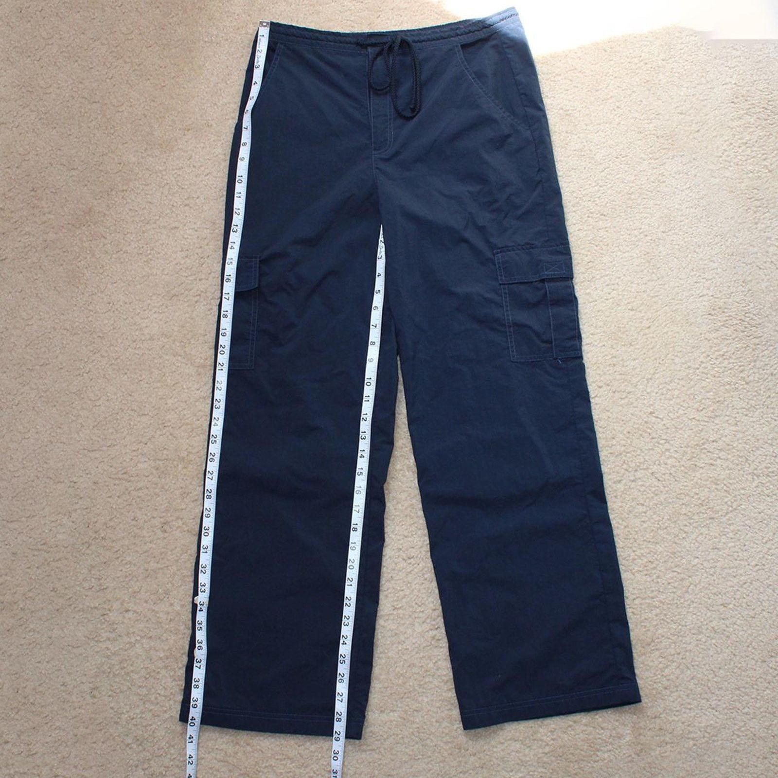 Catalina Navy Blue Vintage 90's Catalina Track Pants Size 28" / US 6 / IT 42 - 2 Thumbnail