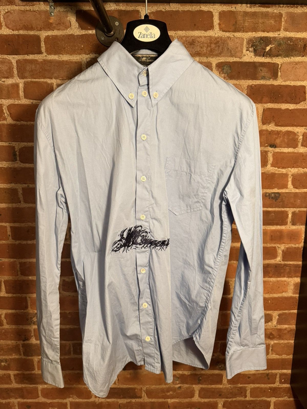 F/W 2000 Embroidered Logo Patch Button-up